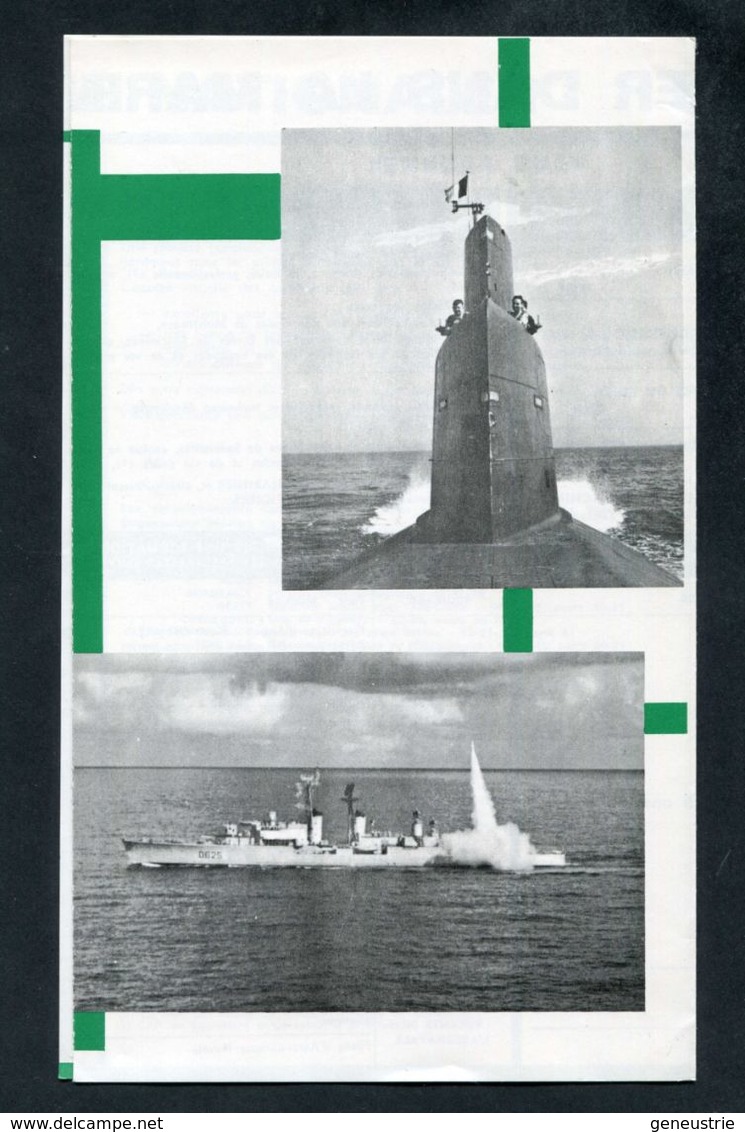 Fascicule De La Marine Nationale Sur Les Carrières Et Formations Professionnelles Années 60 - French Navy - Brest - Frankreich