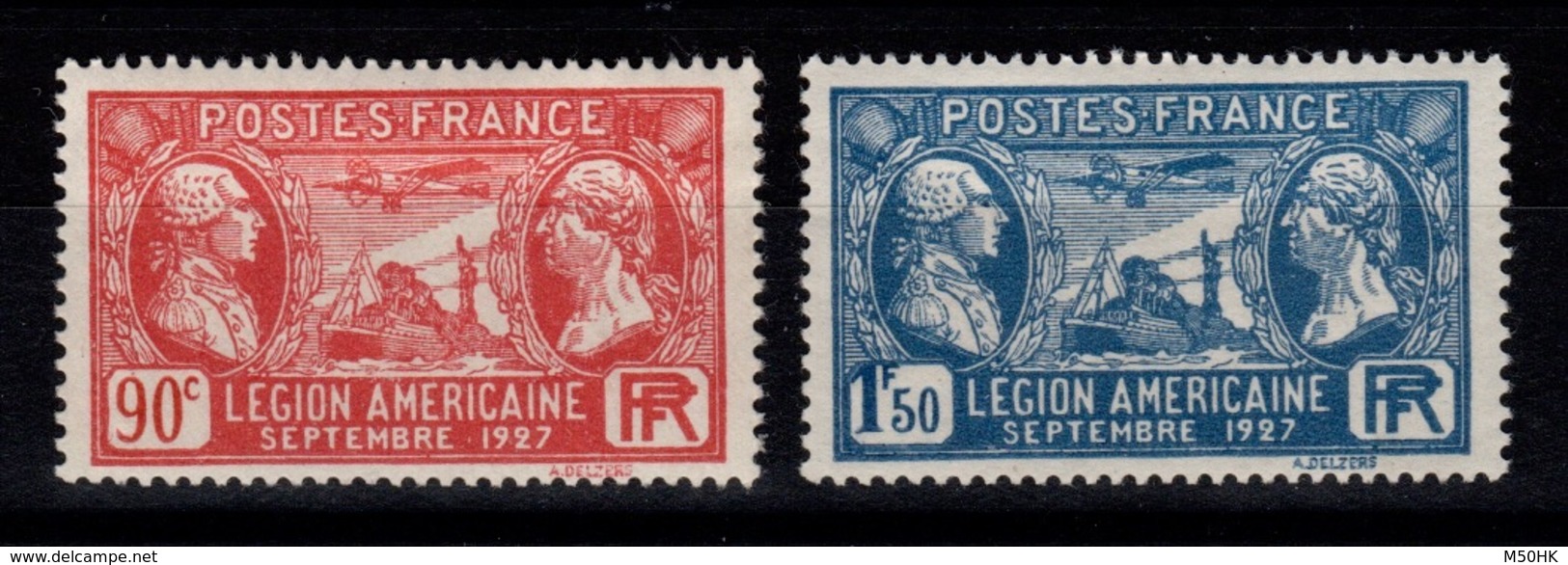 YV 244 & 245 N* Centrage Tres Bien Cote 6 Euros - Unused Stamps