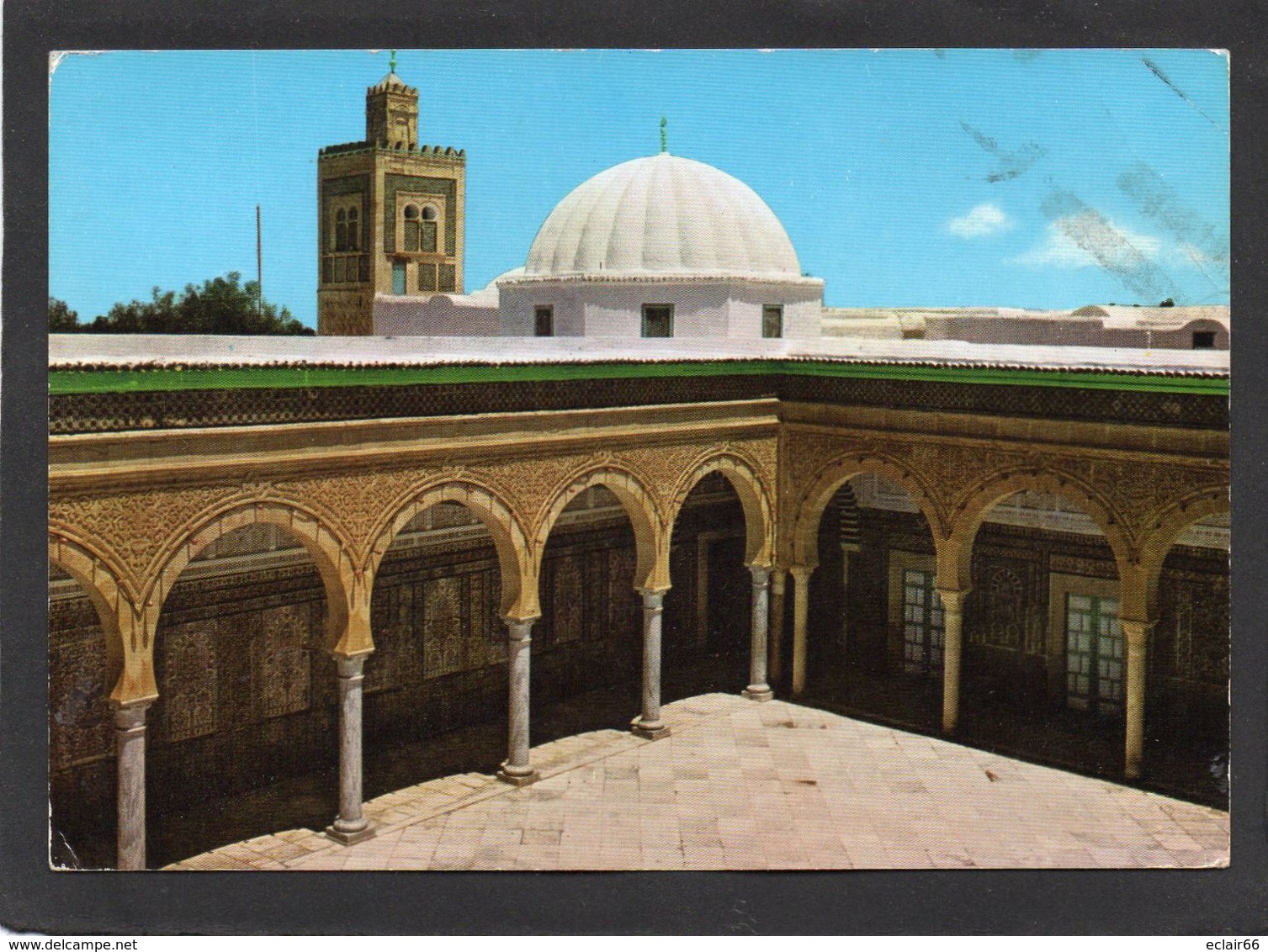 Kairouan, Mosquée Sidi Sahbi 2 (scan Recto-verso) Cpm Année1969 - Tunisia