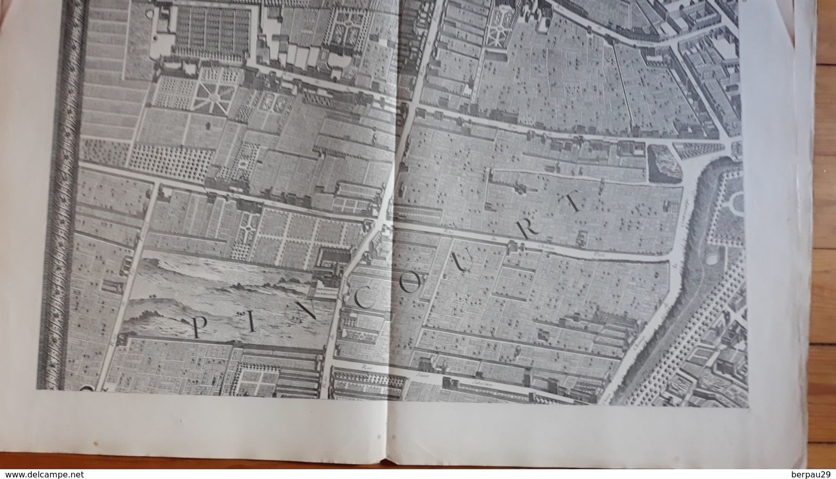 PLAN De PARIS  TURGOT - 20 PLANCHES PAR LOUIS BRETEZ -  A. TARIDE Editeur Vers 1851 - - Altri Disegni