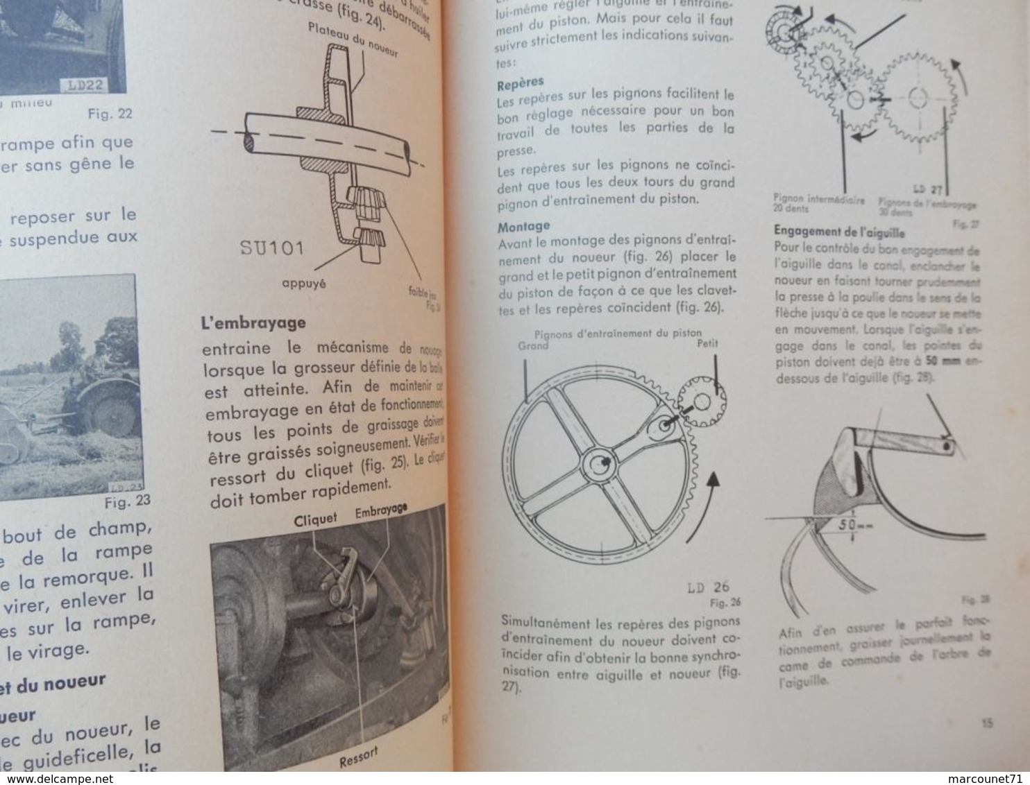 NOTICE D'EMPLOI CLAAS MATÉRIEL AGRICOLE RAMASSEUSE PRESSES LD 80 LD 100 - Basteln