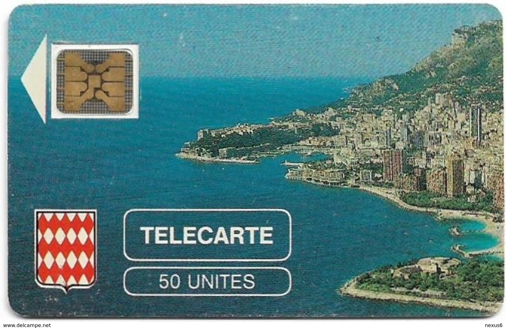 Monaco - MF1 - Rocher De Monaco - Cn. 106772 - 08.1989, SC4 GB, 50Units, 10.200ex, Used - Monaco