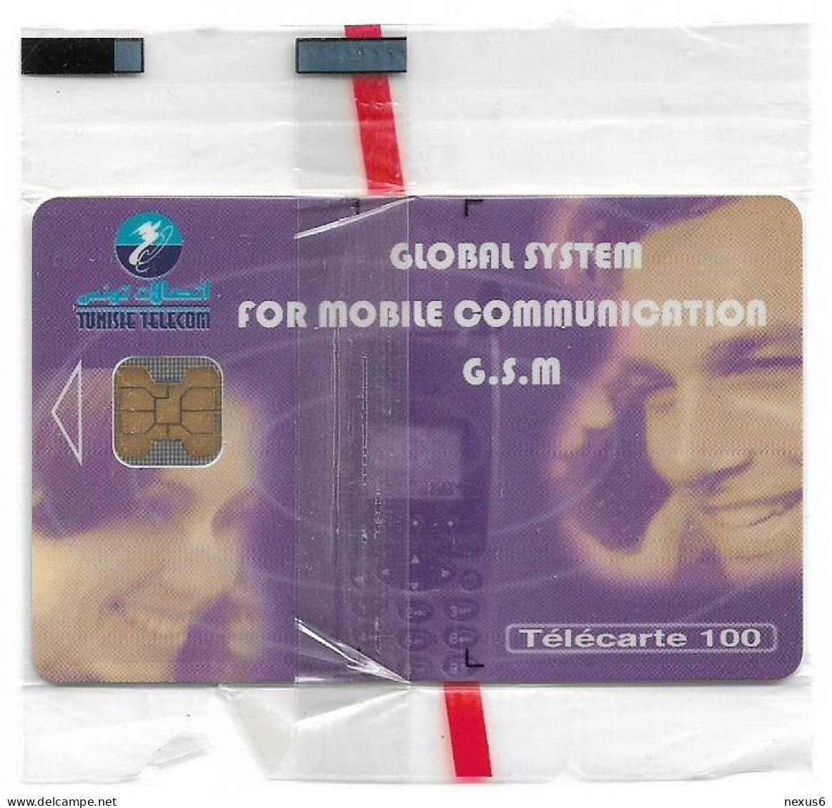 Tunisia - Tunisie Telecom - Global System For Mobile Comm., 100Units, Chip Oberthur, 01.2000, 30.000ex, NSB - Tunisia