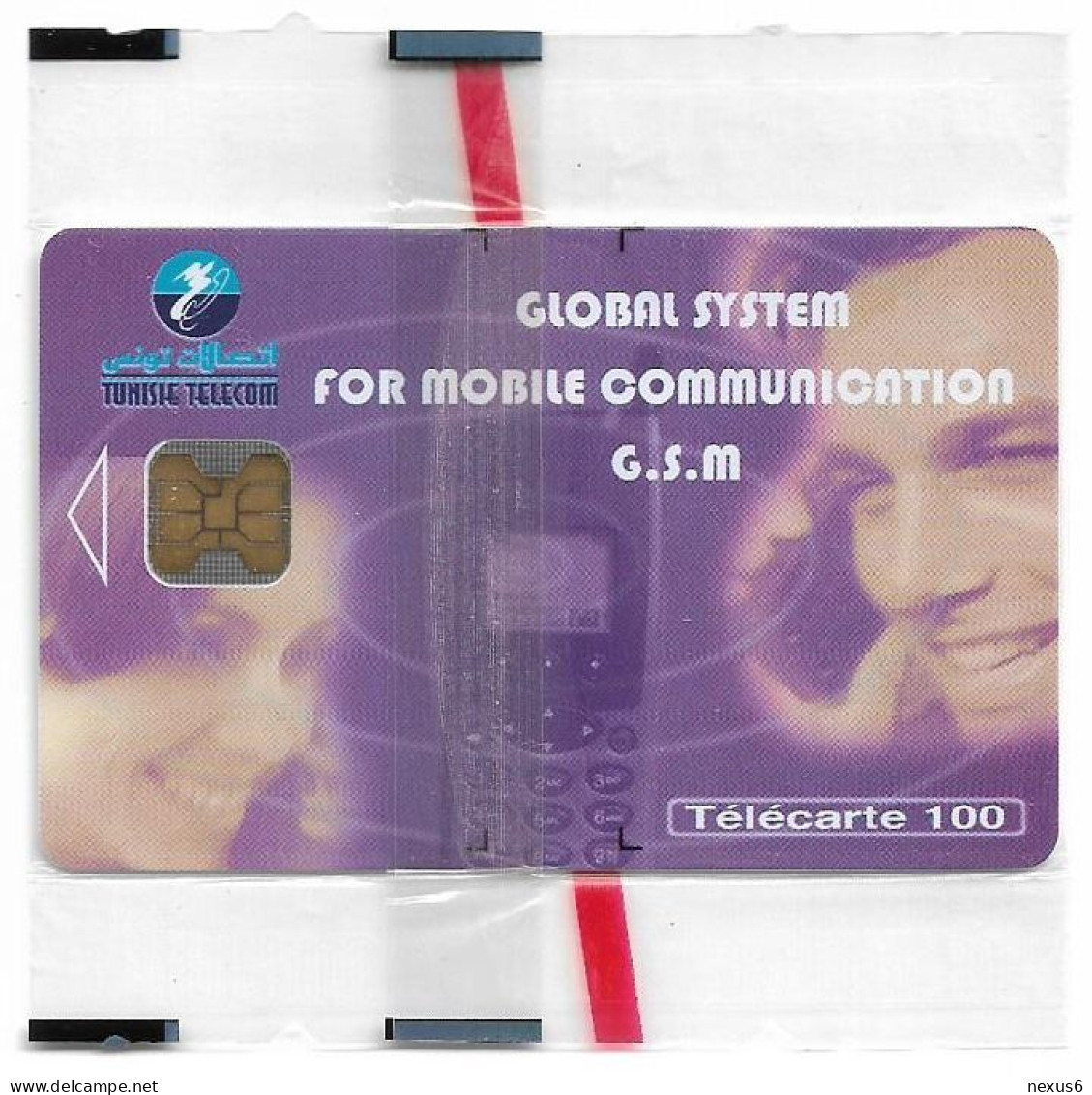 Tunisia - Tunisie Telecom - Global System For Mobile Comm., 100Units, Chip Oberthur, 09.1998, 10.000ex, NSB - Tunesien