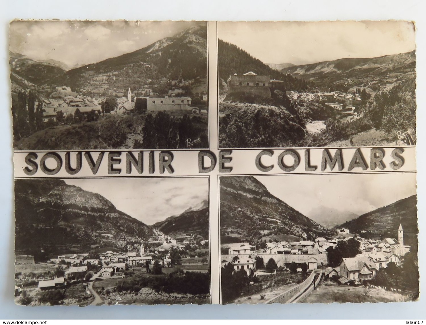 C. P. A. : 04 COLMARS En 4 Vues, Timbre En 1950 - Autres & Non Classés