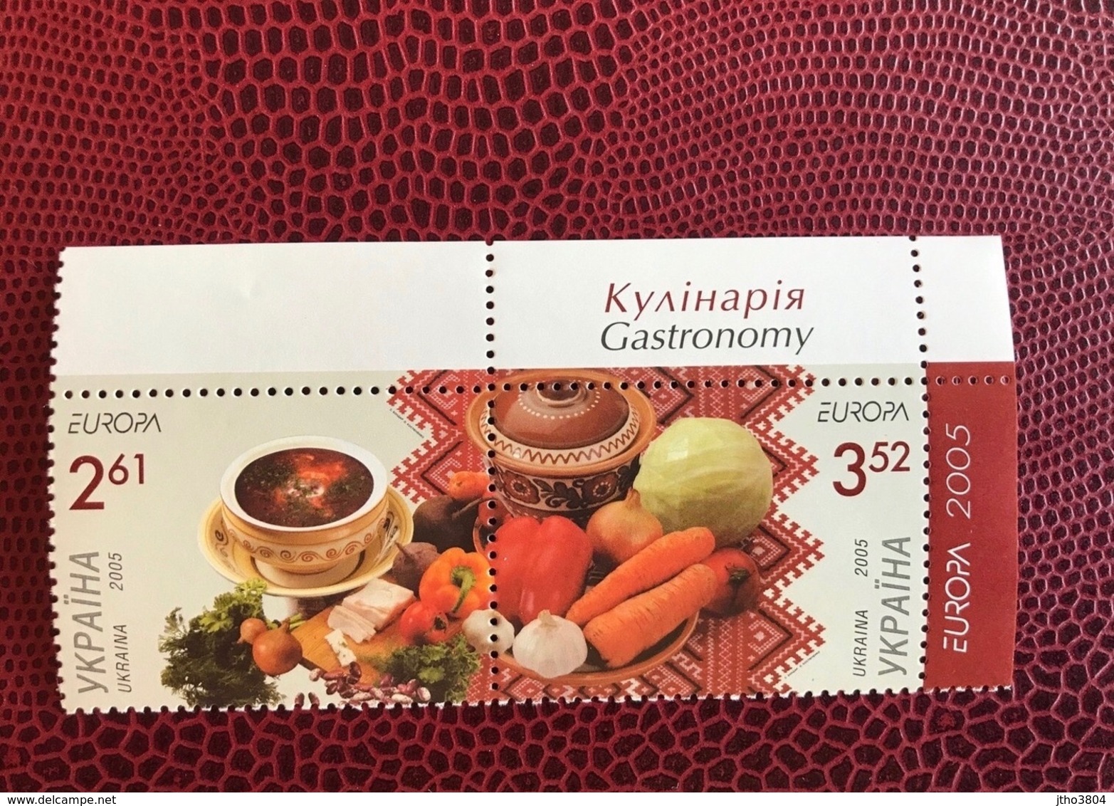 EUROPA CEPT 2005 UKRAINE 2 V Neuf MNH ** YT 640 641 Mi 719 720 Gastronomie Gastronomy UKRAINA - 2005