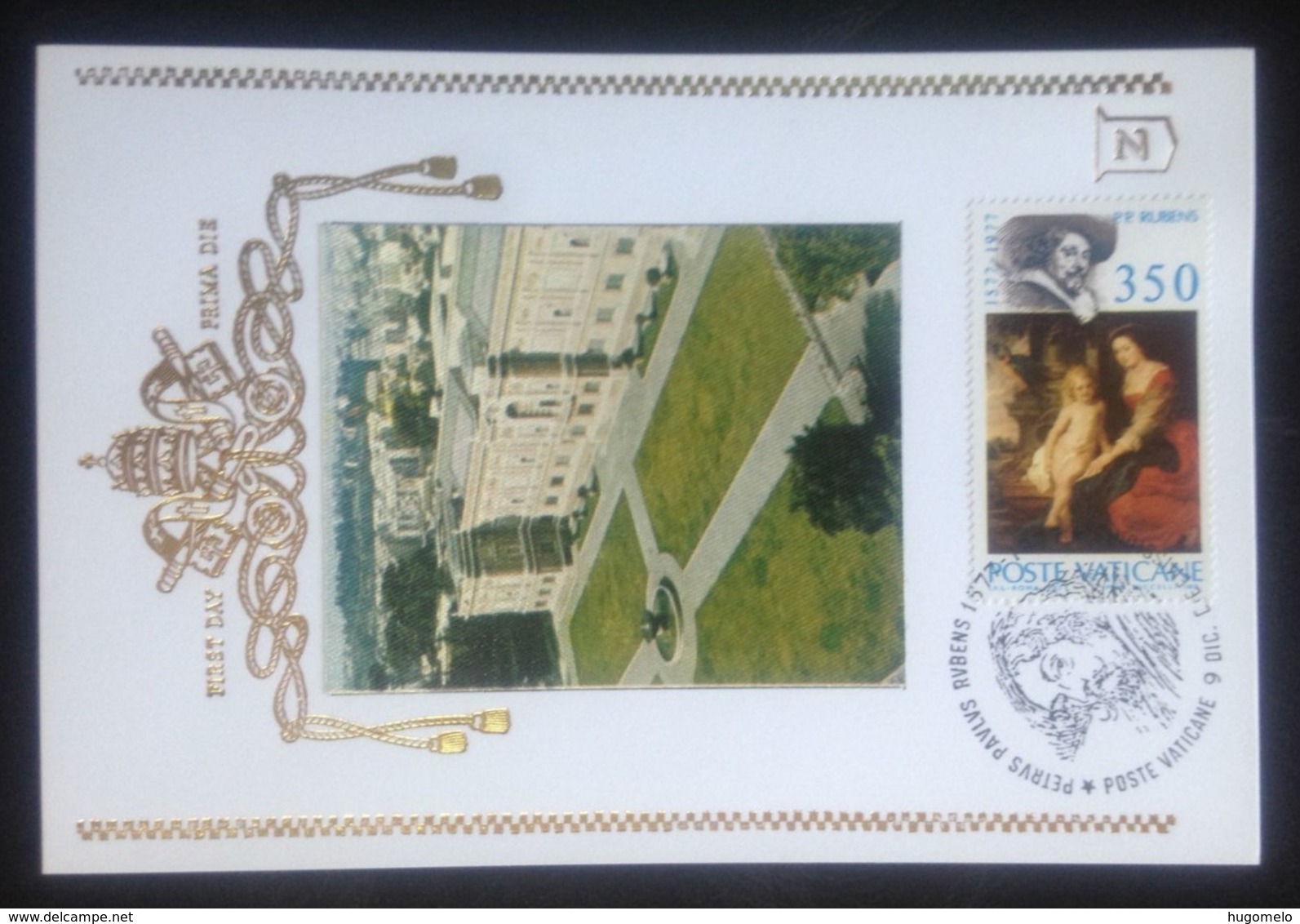 Vatican, Uncirculated Pre Stamped Postcard, «Famous People», «Painting», «P.P. RUBENS», 1977 - Vatican