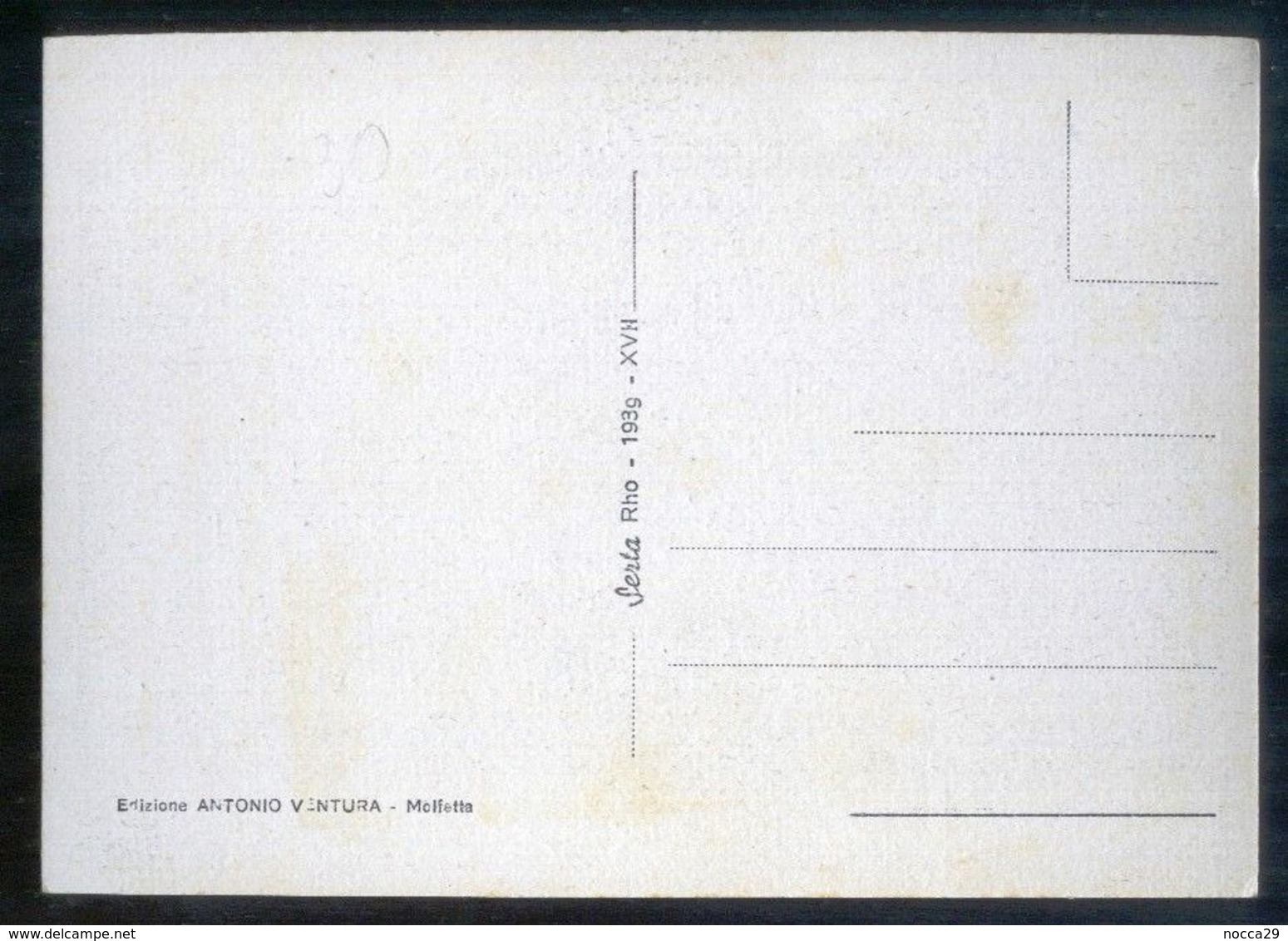 CARTOLINA DI MOLFETTA DATATA 1939  - S.RITA DA CASCIA CHE SI VENERA NELLA PARROCCHIA DI S.DOMENICO. NON VIAGGIATA - Molfetta