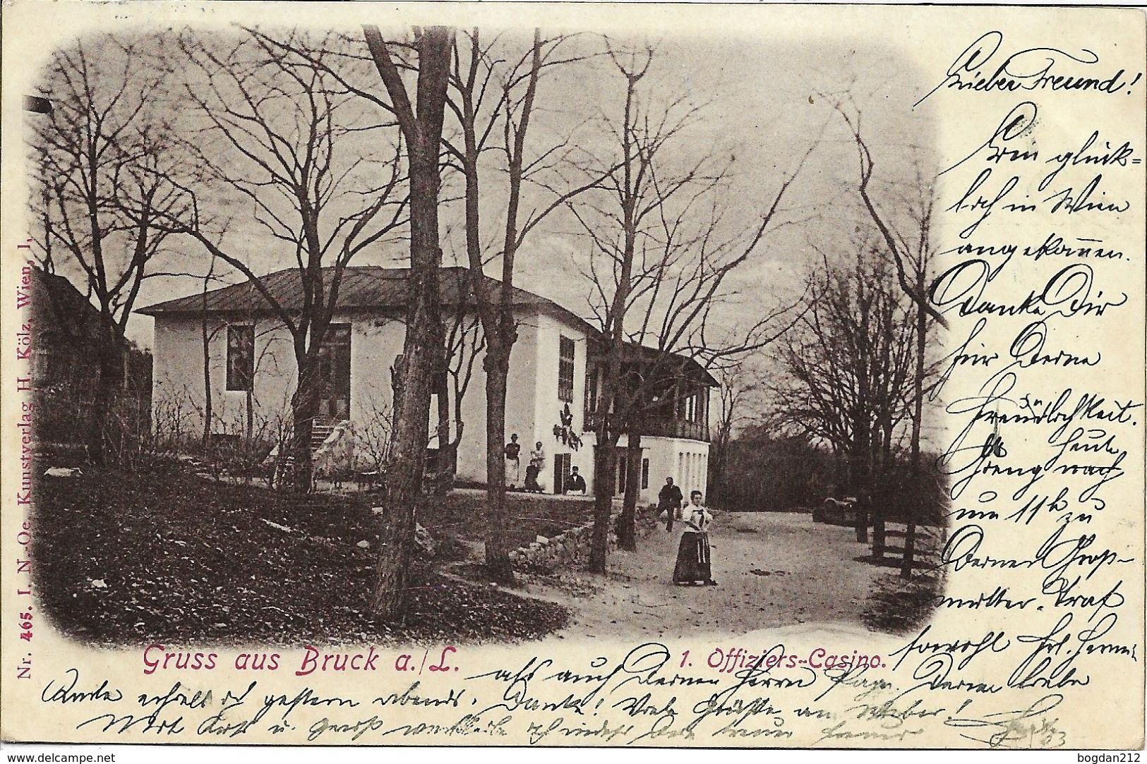 1900 - Bruck An Der Leitha , Gute Zustand, 2 Scan - Bruck An Der Leitha