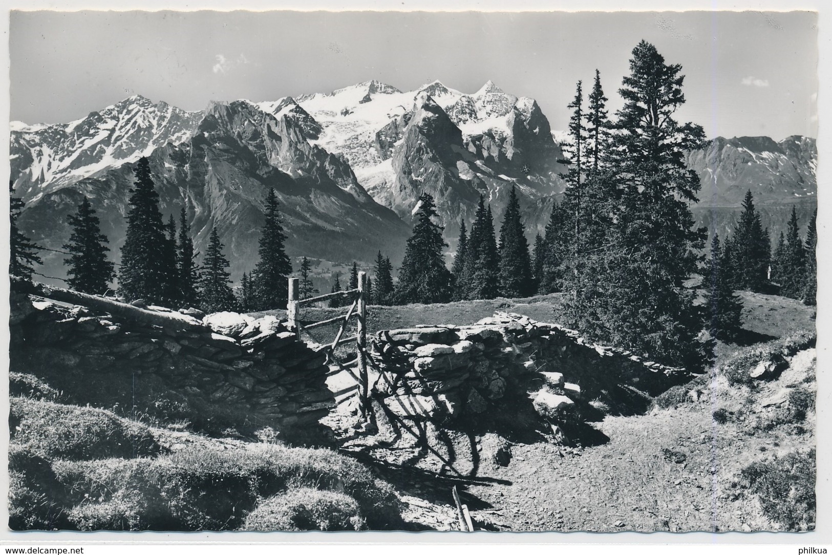 Balisalp Hasliberg, Wetterhorngruppe Und K-Stempel Hohfluh Hasliberg - Hasliberg