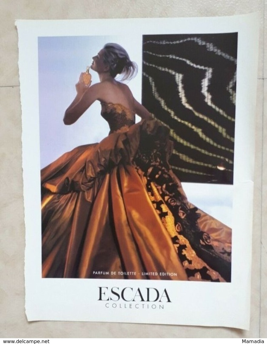 PUBLICITÉ PARFUM - PRINT PERFUME ADVERTISEMENT - ESCADA COLLECTION - Werbung