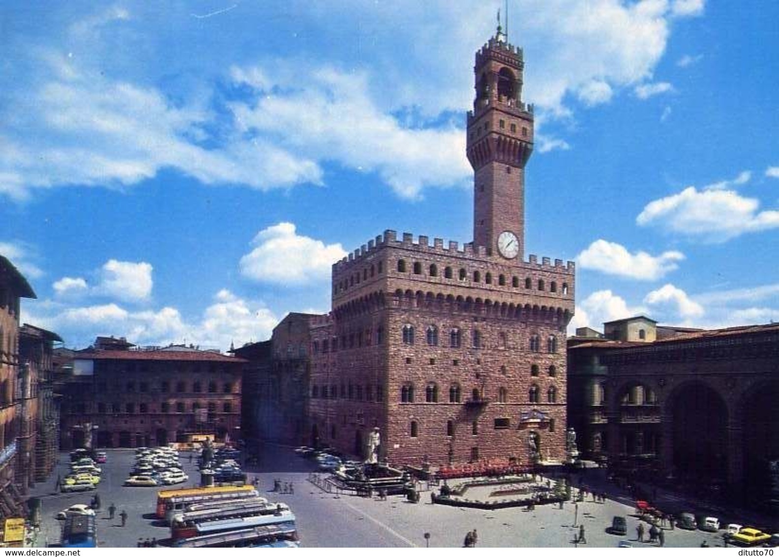 Firenze - Piazza Della Signoria - Formato Grande Viaggiata – E 16 - Firenze