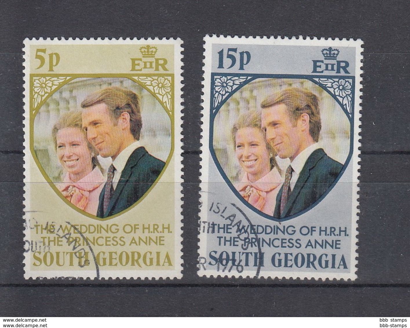 South Georgia  Michel Cat.No.  Used 45/46 - Géorgie Du Sud