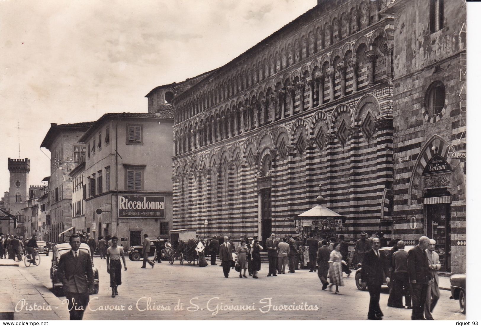 Pistoia - Via Cavour E Chiesa Di S. Giovanni Fuorcivitas - Pistoia