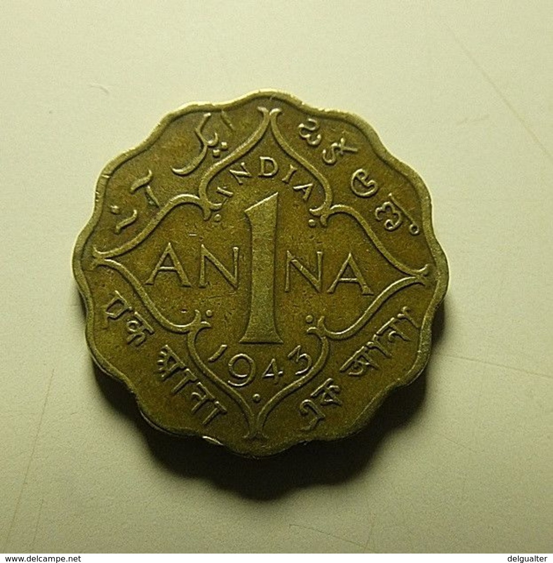 British India 1 Anna 1943 - Kolonies