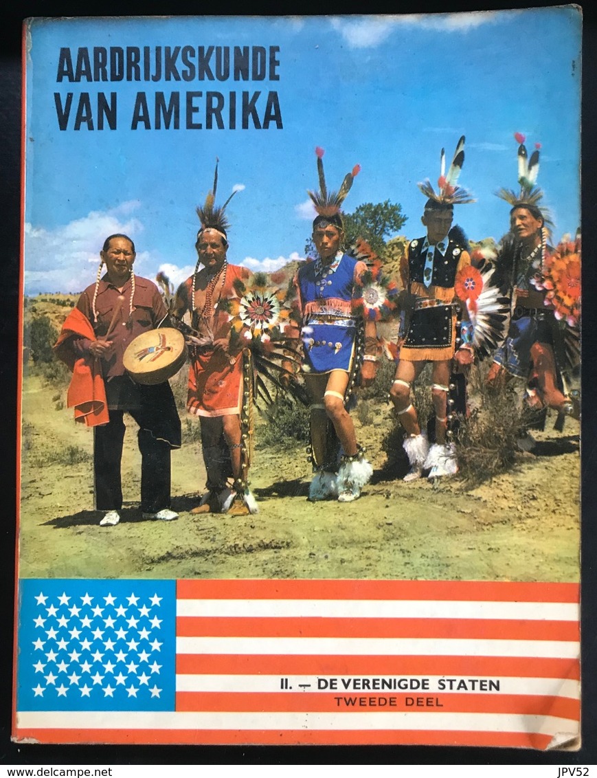 (314) Aardrijkskunde Van Amerika - De Lombard TINTIN - KUIFJE Uitgave - Deel II -1963 - Aardrijkskunde