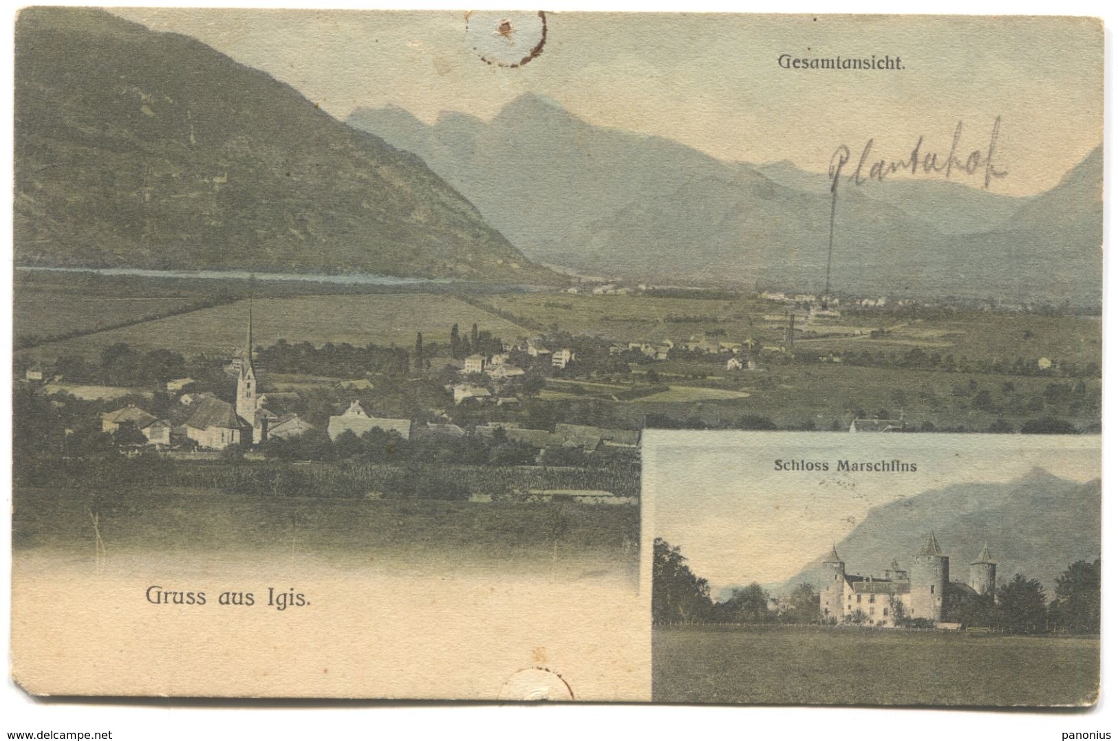 IGIS  -  SWITZERLAND, Year 1907 - Igis