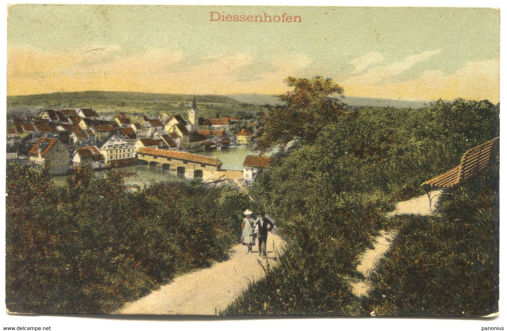 DIESSENHOFEN  -  SWITZERLAND, Year 1912 - Diessenhofen