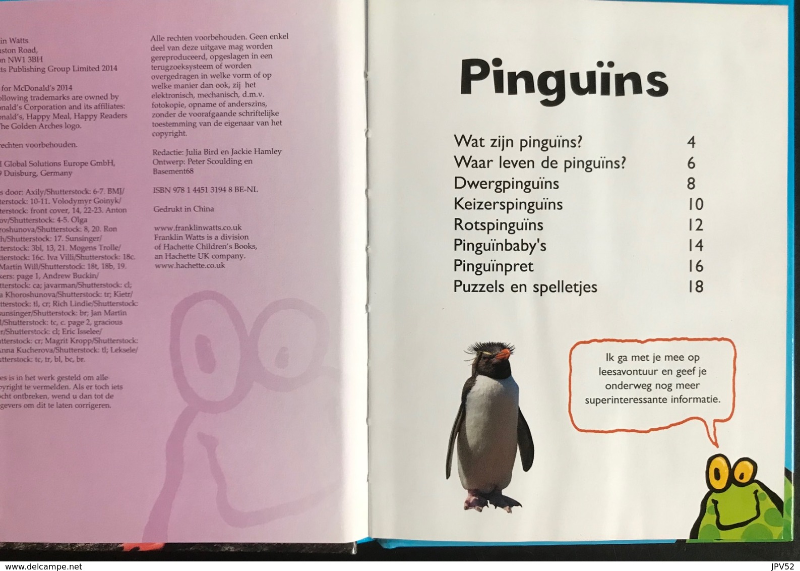 (320) Fantastische Wereld Pinguïns - Happy Readers - 2014 - Jeugd