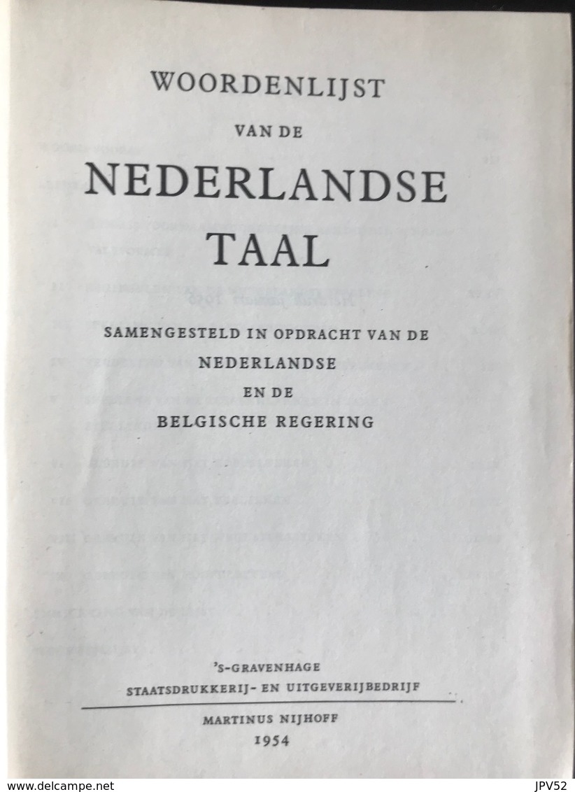 (324) Het Groene Boekje - Woordenlijst Nederlandse Taal - 1954 - 645p. - Wörterbücher