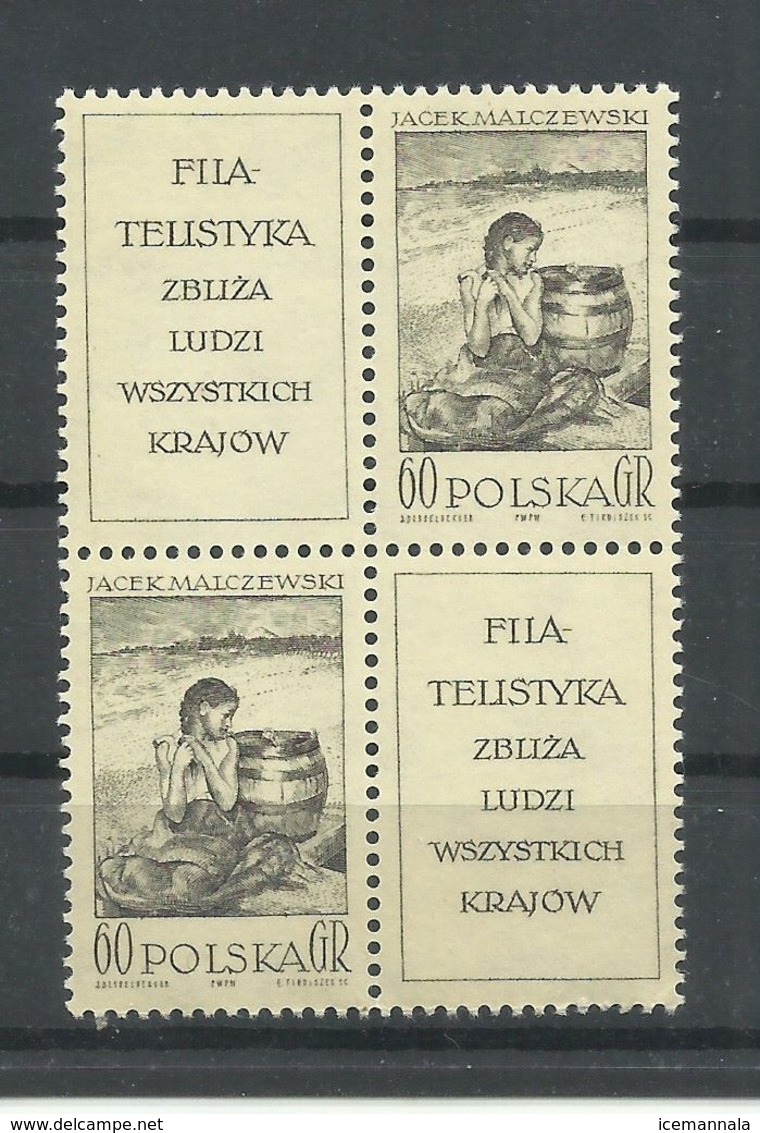 POLONIA  YVERT   1197  (PAREJA)   MNH  ** - Unused Stamps