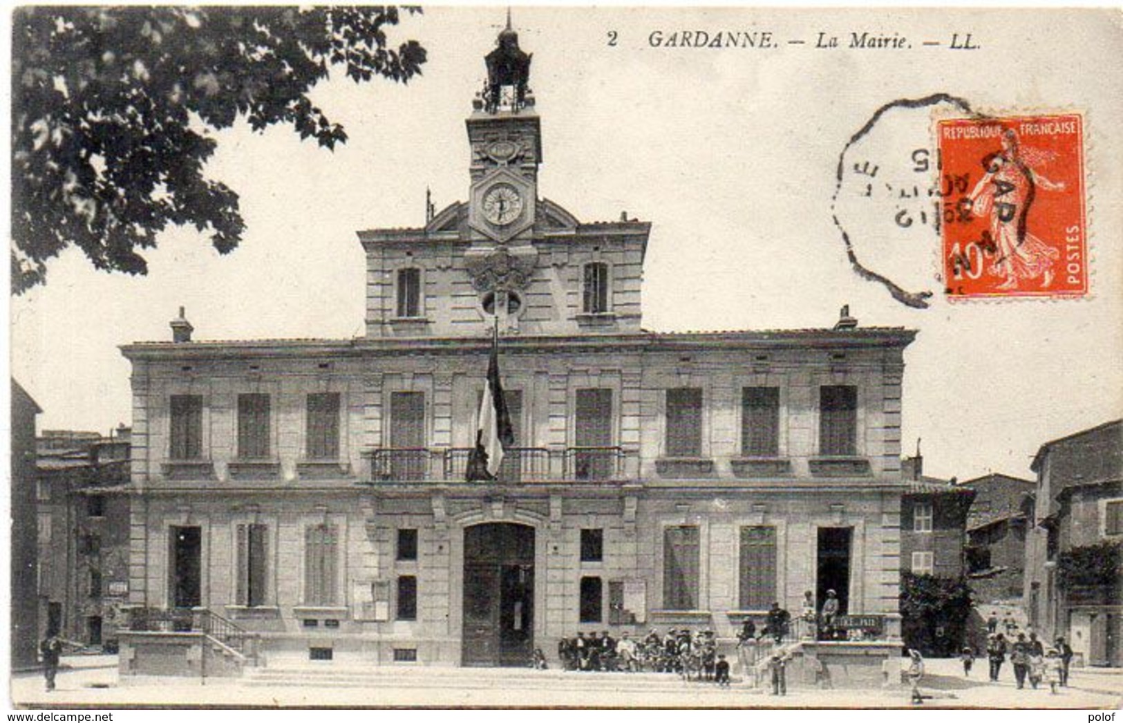 GARDANNE - La Mairie - Cachet Gap A Marseille  (1434 ASO) - Otros & Sin Clasificación