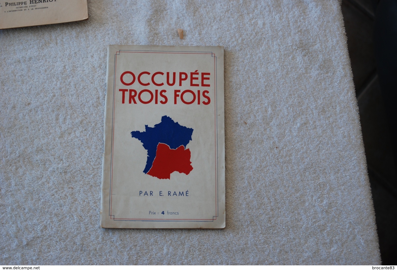 Occupe 3 Fois Par F. Ramé - Francese