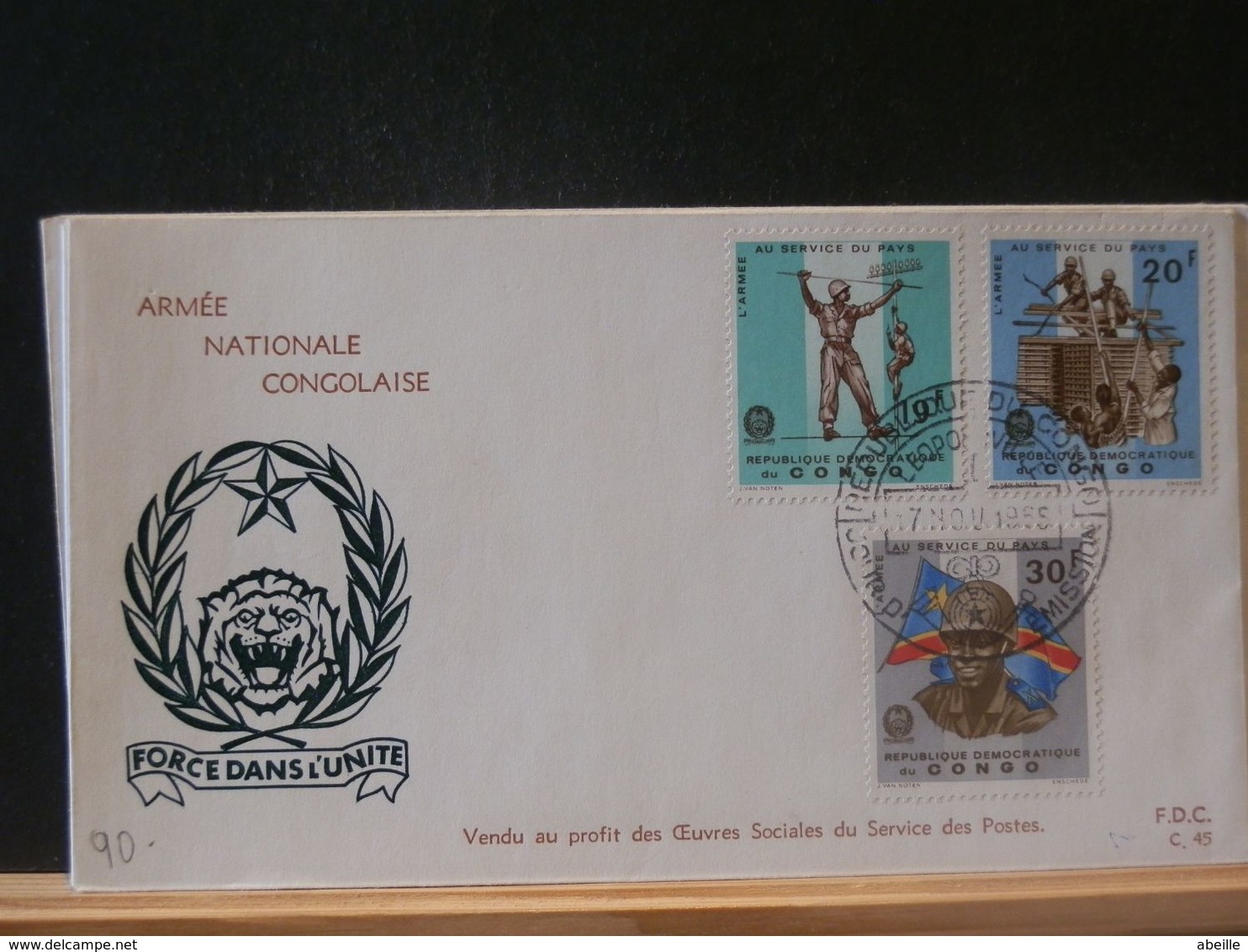 88/827   2 FDC      CONGO  1965 - FDC