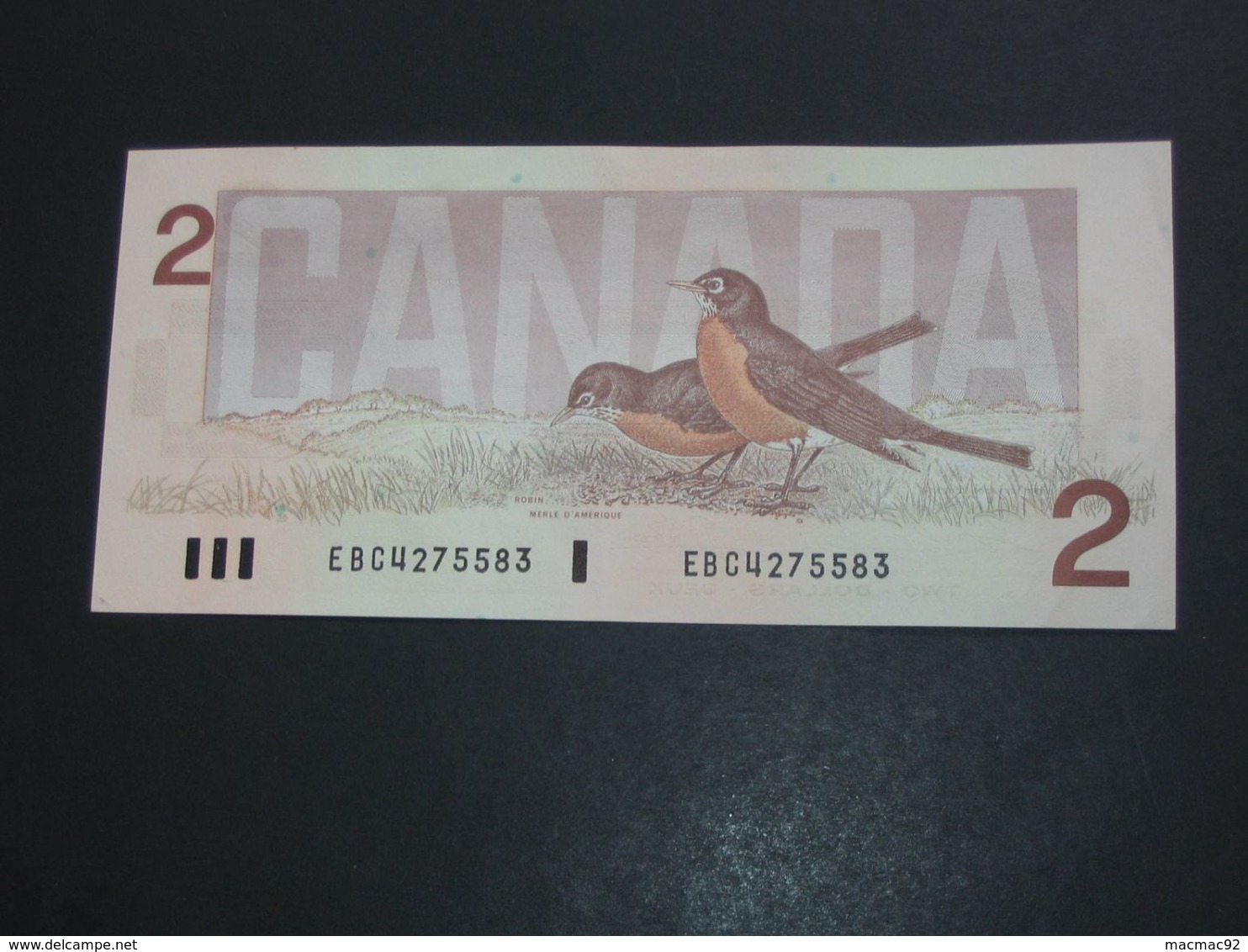 2 Dollars 1986  - Bank Of Canada - Banque Du Canada **** EN ACHAT IMMEDIAT ****  Billet Presque Neuf !!!!! - Canada