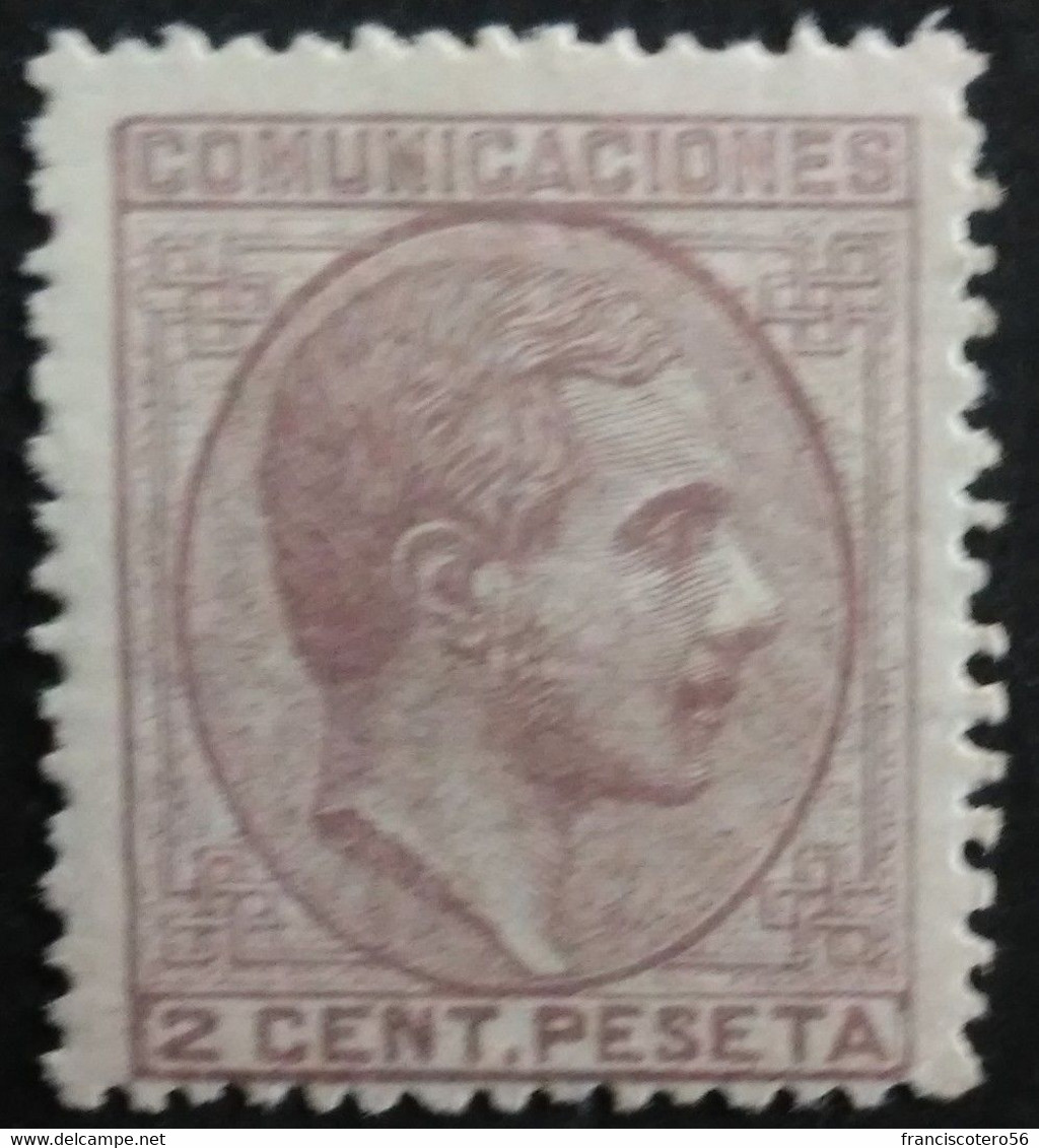 España: Año. 1878 - ( Rey Alfonso II ). Lujo. Nº- *190 - Dent. 14 De Peine. - Unused Stamps