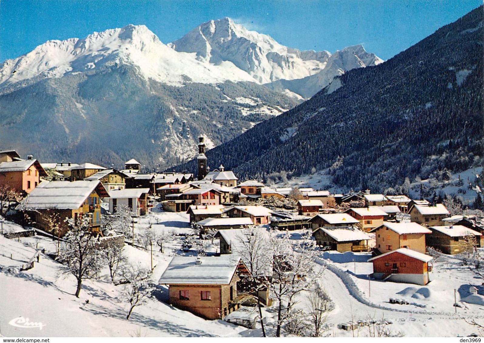 BOZEL - Vue Générale Et Massif De La Vanoise - Bozel