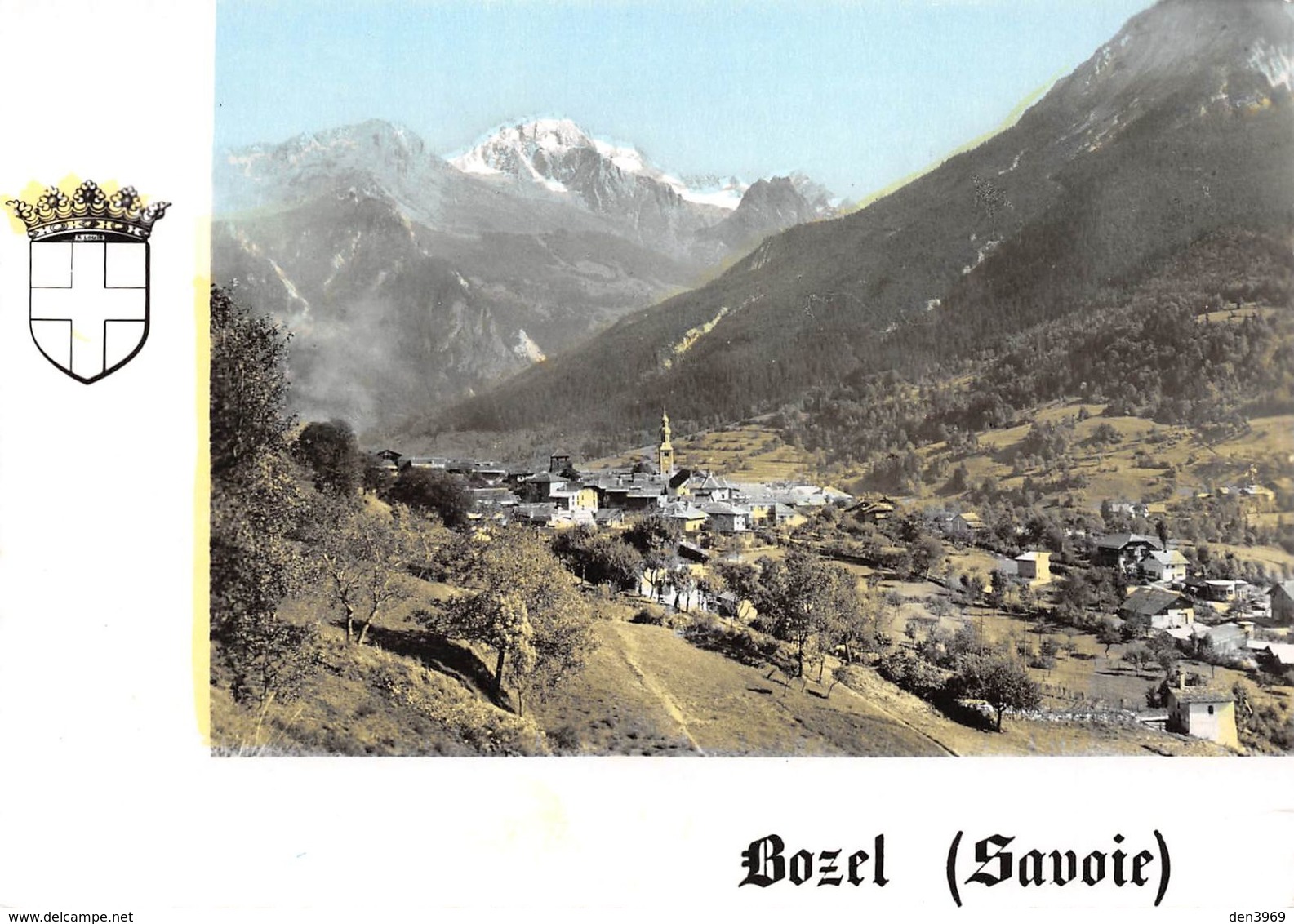 BOZEL - Vue Générale - Blason Robert Louis - Bozel