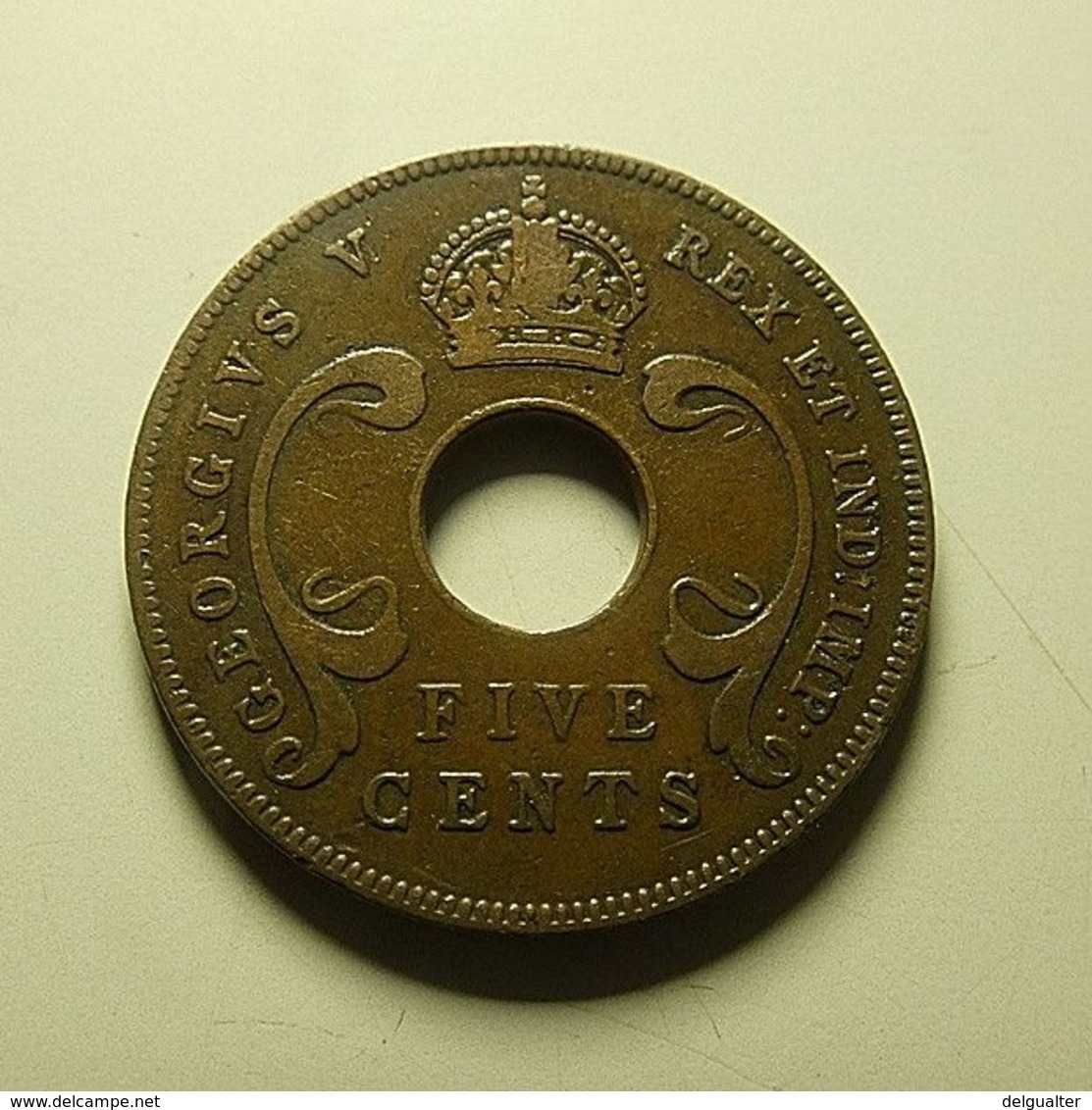 East Africa 5 Cents 1928 - British Colony
