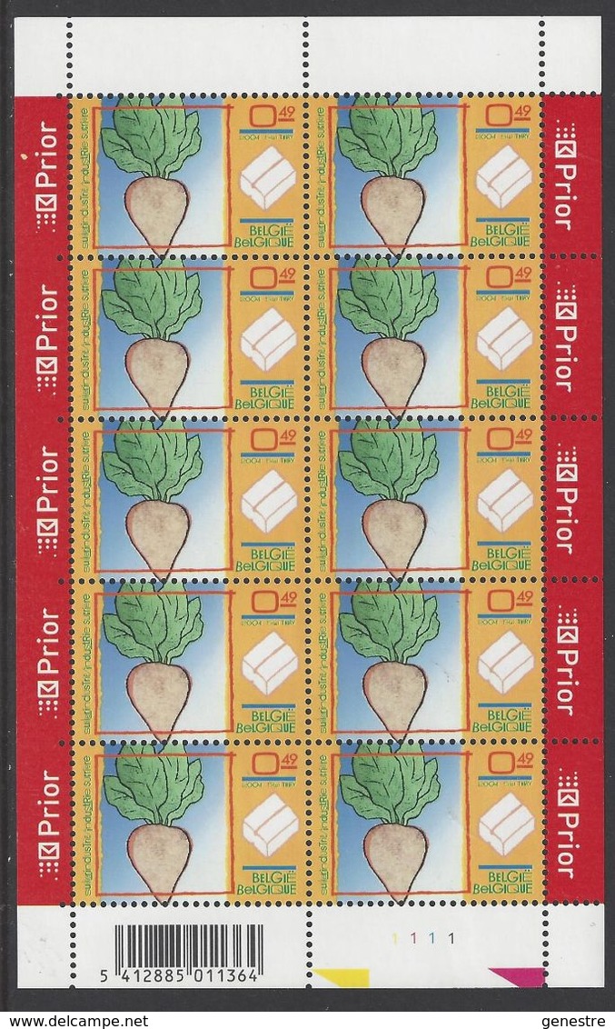 Belgique COB F3246 ** (MNH) - Planche 1 - 2001-2010