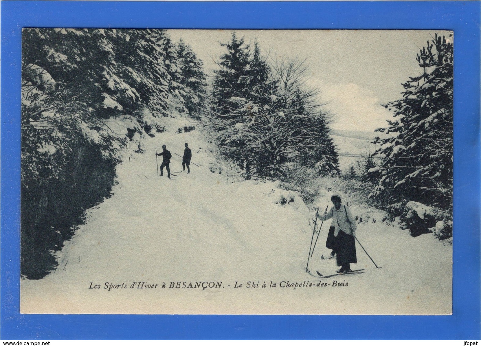 25 DOUBS - BESANCON Les Sports D'hiver, Le Ski à La Chapelle-des-Buis - Besancon