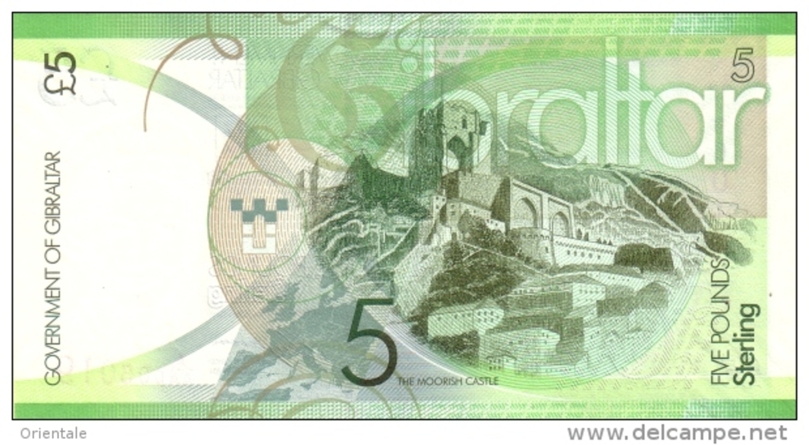 GIBRALTAR P. 35 5 P 2011 UNC - Gibilterra