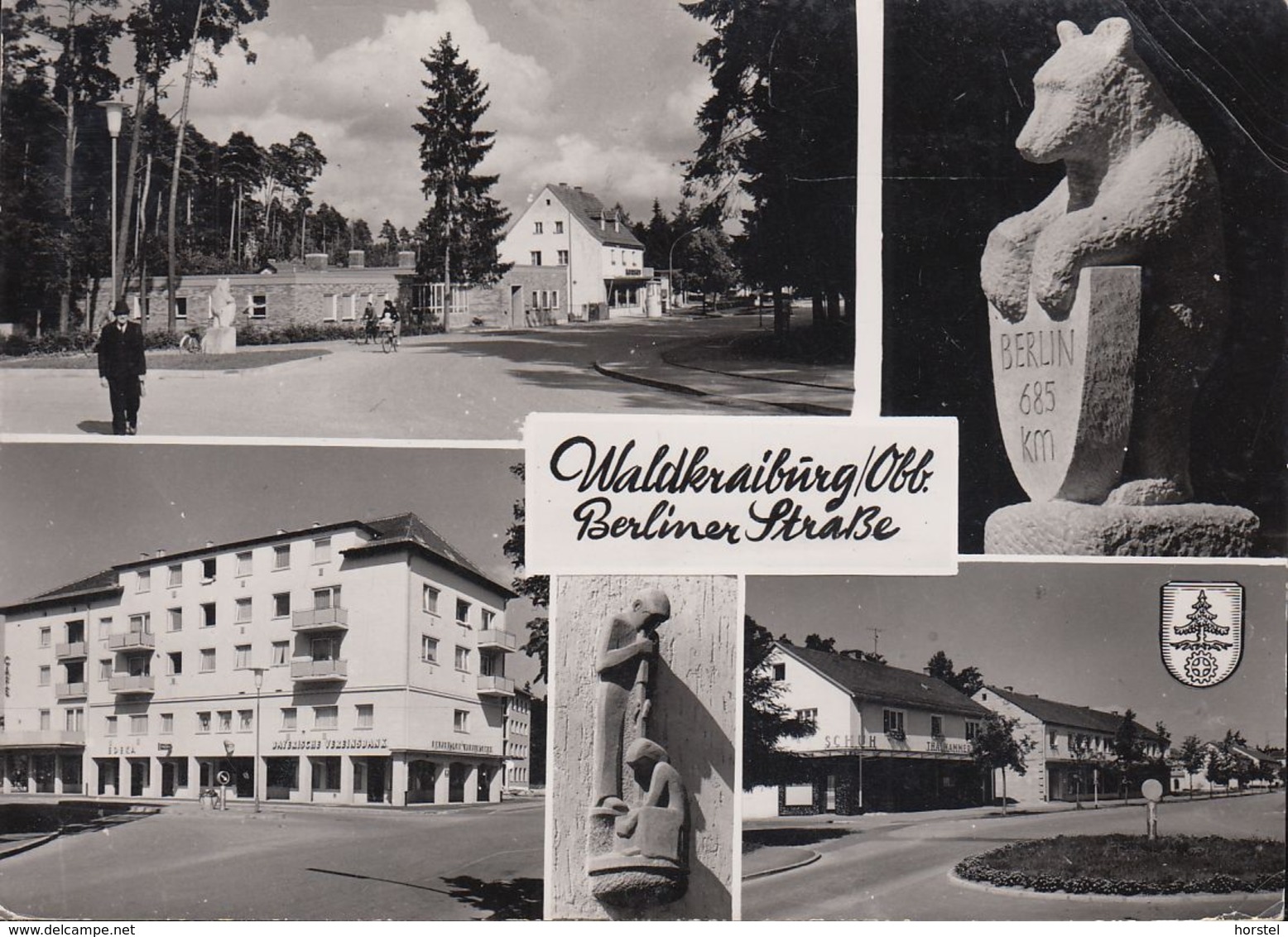 D-84478 Waldkraiburg - Alte Ansichten - Berliner Straße (60er Jahre) - Waldkraiburg