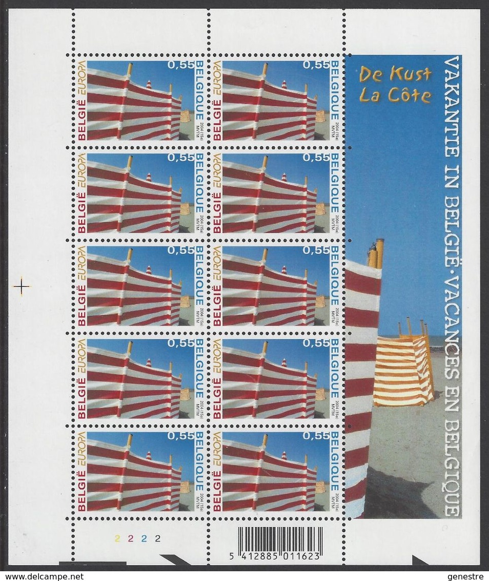 Belgique COB F3291 ** (MNH) - Planche 2 - 2001-2010