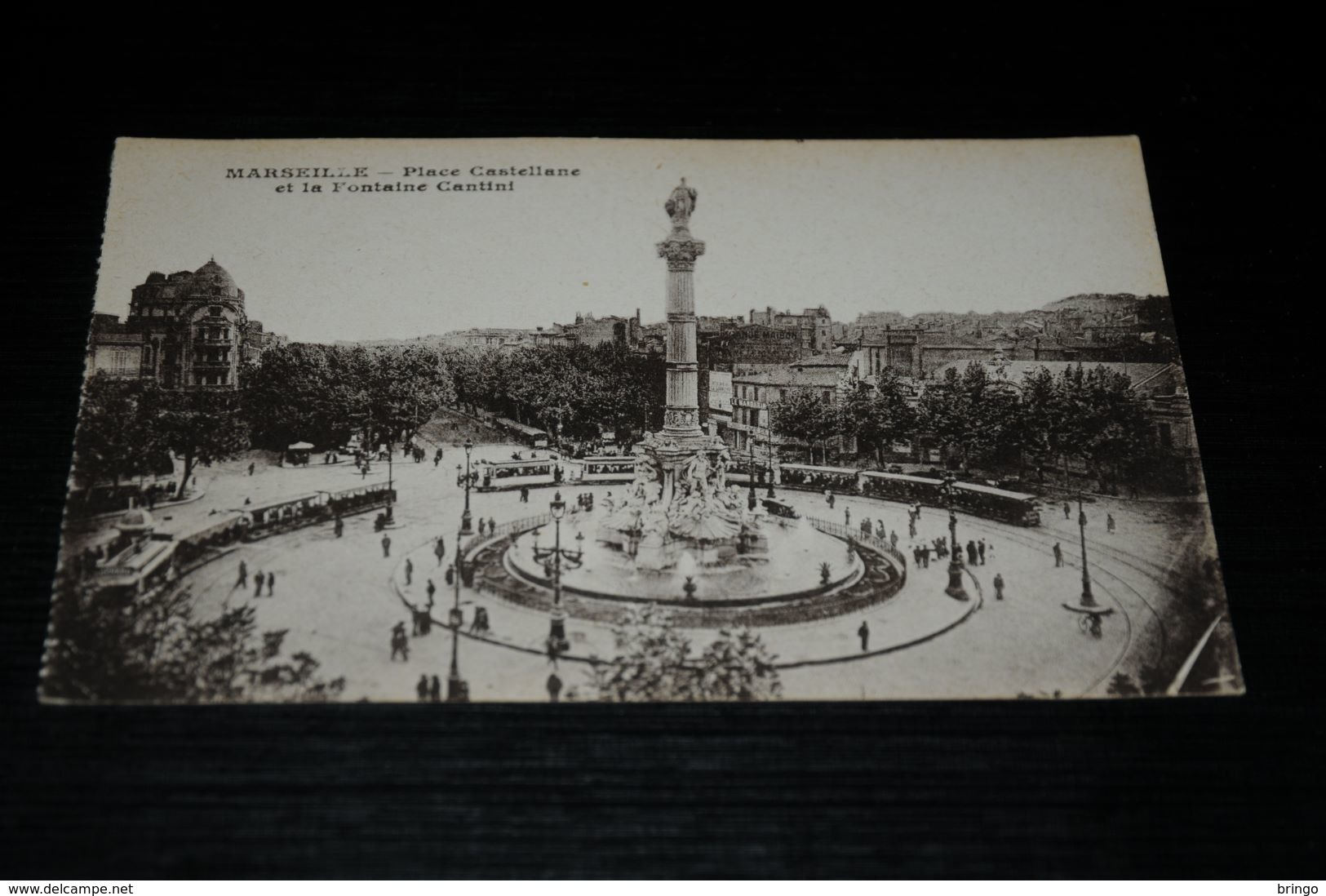 16896-             MARSEILLE, PLACE CASTELLANE ET LA FONTAINE CANTINI / TRAM - Monumenti