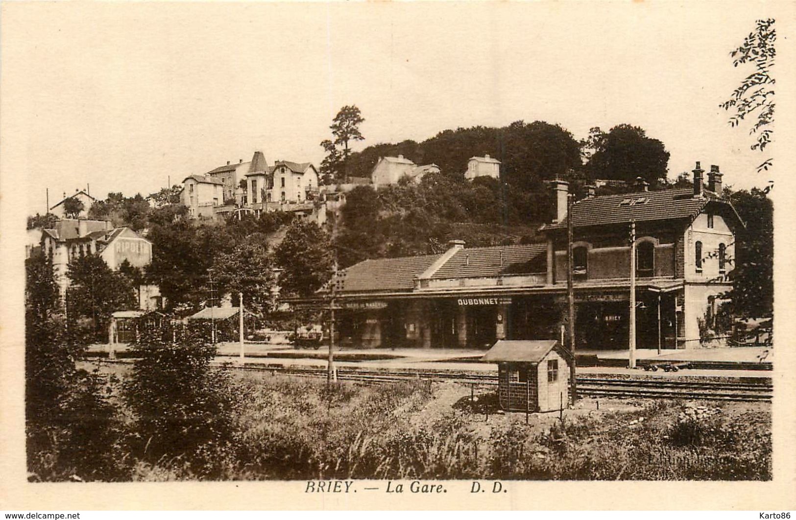 Briey * La Gare * Ligne Chemin De Fer Meurthe Et Moselle - Briey