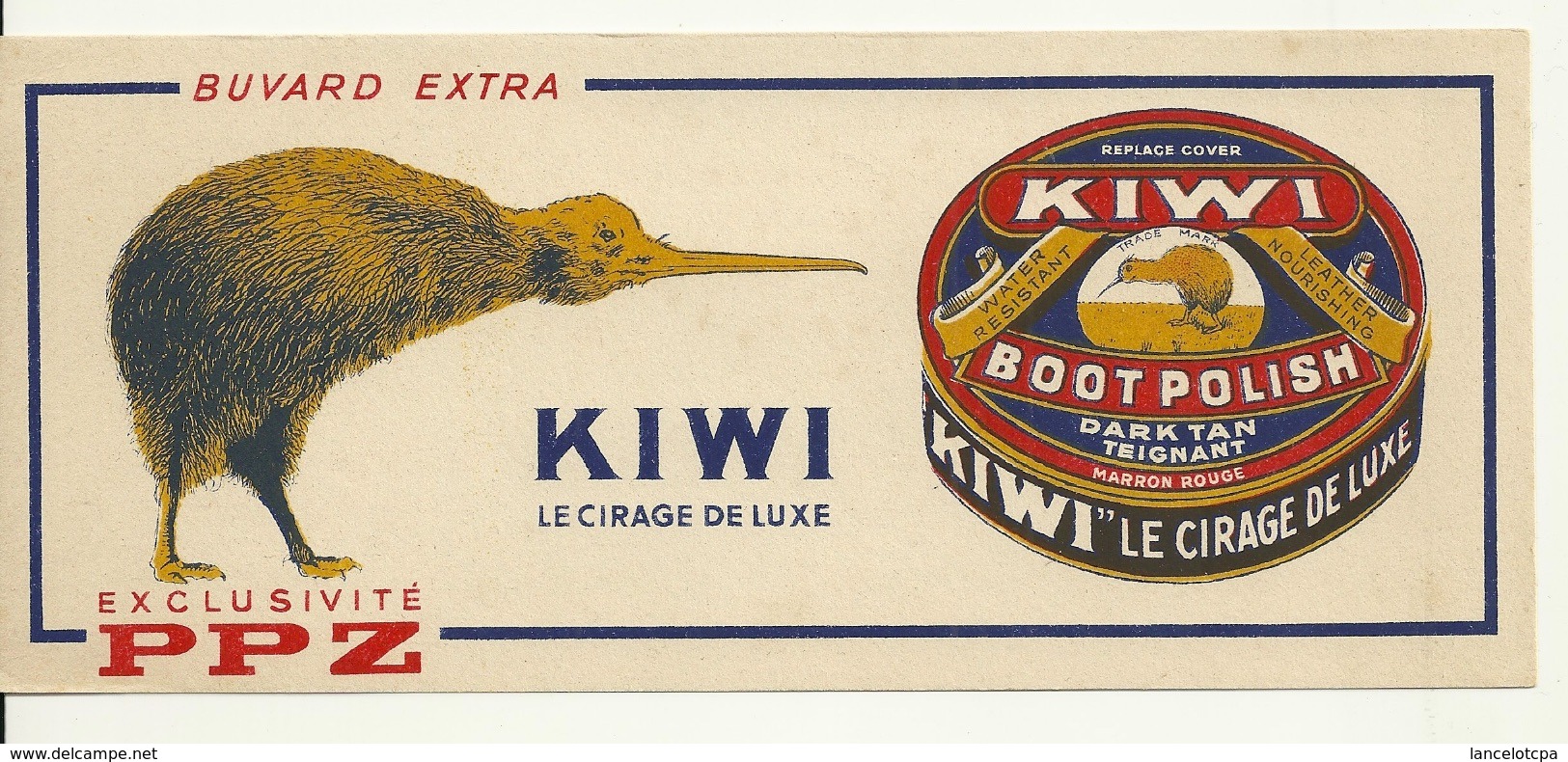 BUVARD ANCIEN / CIRAGE KIWI - Other & Unclassified