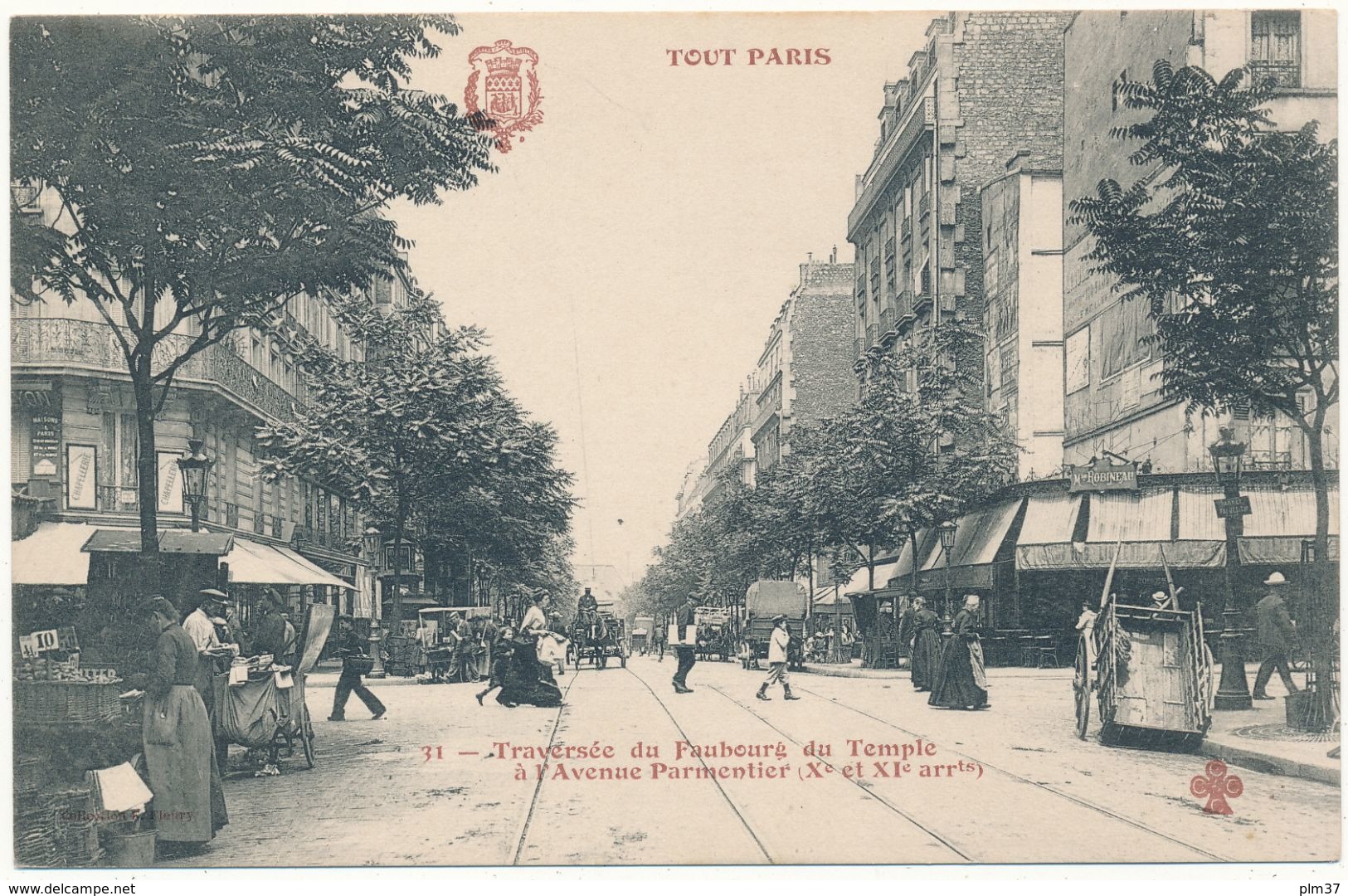 TOUT PARIS - Traversée Du Faubourg Du Temple à L'Avenue Parmentier - Arrondissement: 10