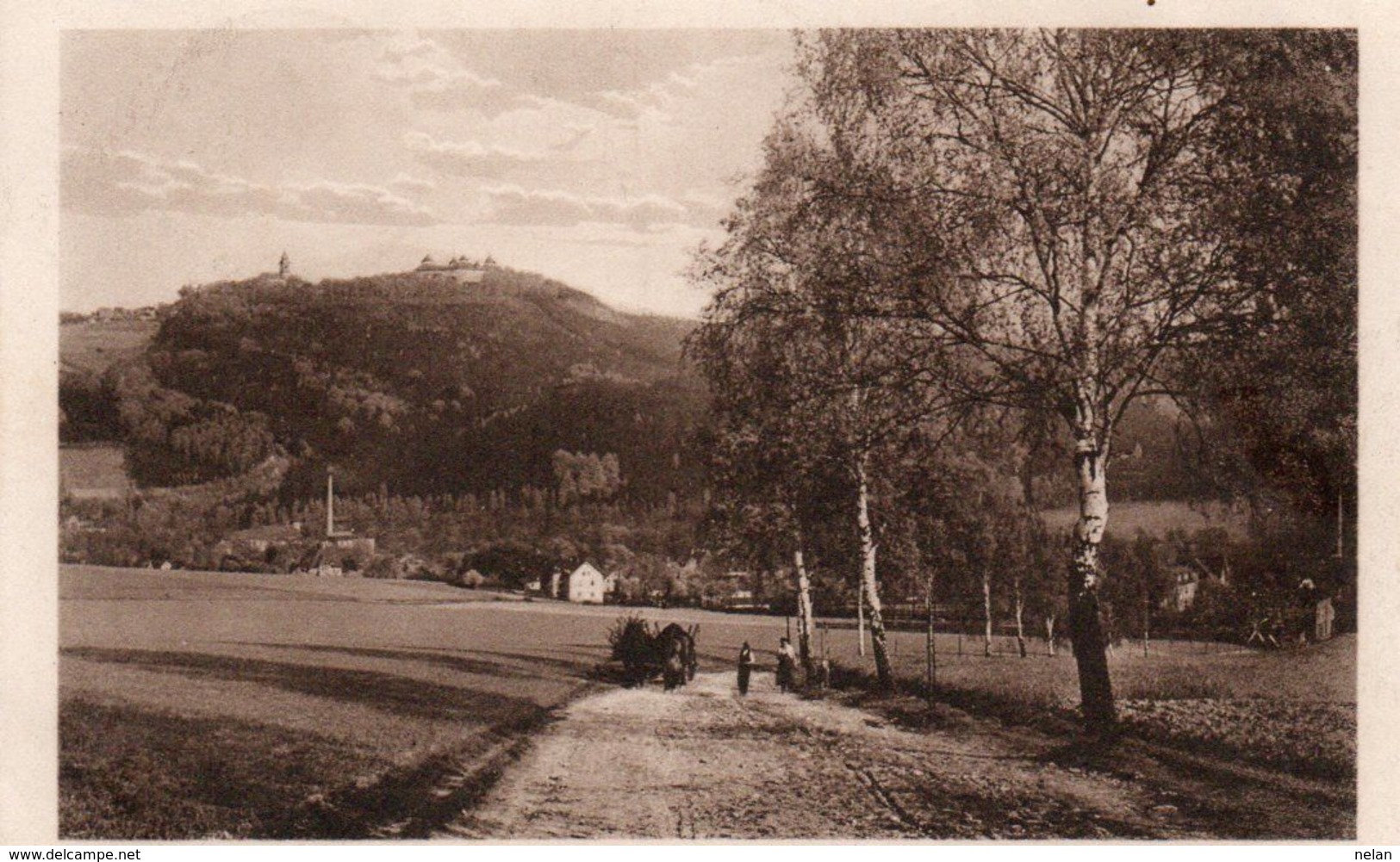 ERDMANNSDORF - BLICK AUF DIE AUGUSTUSBURG -1930 - Augustusburg