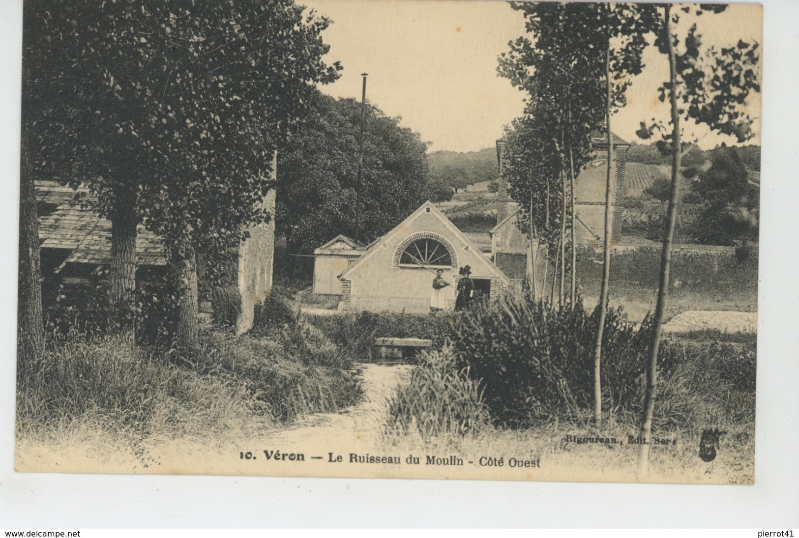 VERON - Le Ruisseau Du Moulin - Côté Ouest - Veron