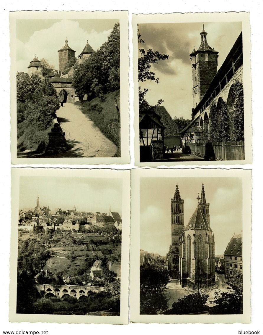 Ref 1384 - Pack Of 20 Small Photographs Of Rothenburg O. Tauber Germany - Lieux