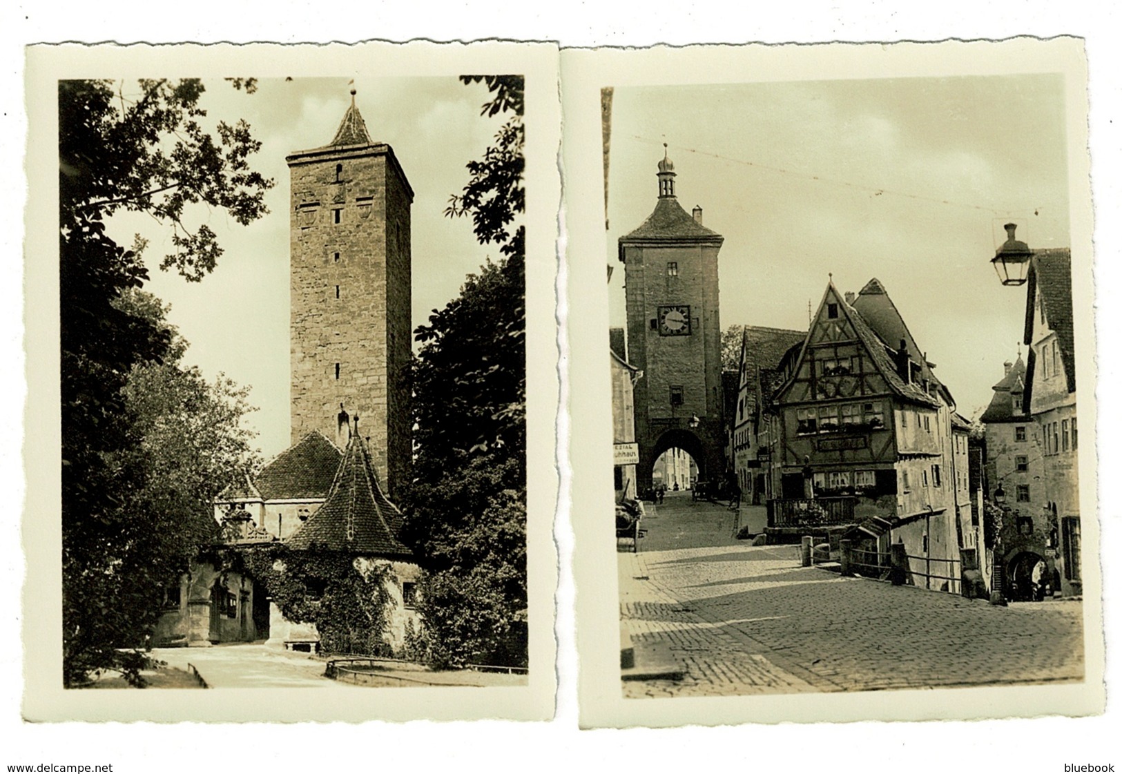 Ref 1384 - Pack Of 20 Small Photographs Of Rothenburg O. Tauber Germany - Lieux