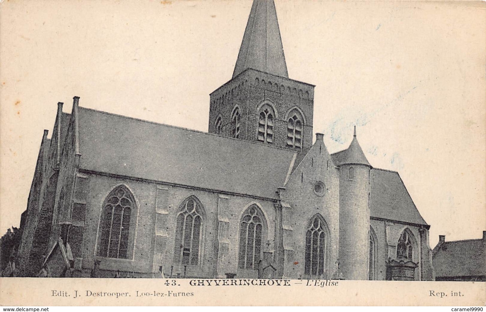 Ghyverinchove L'Eglise Gijverinkhove Alveringem    Kerk     M 4016 - Alveringem