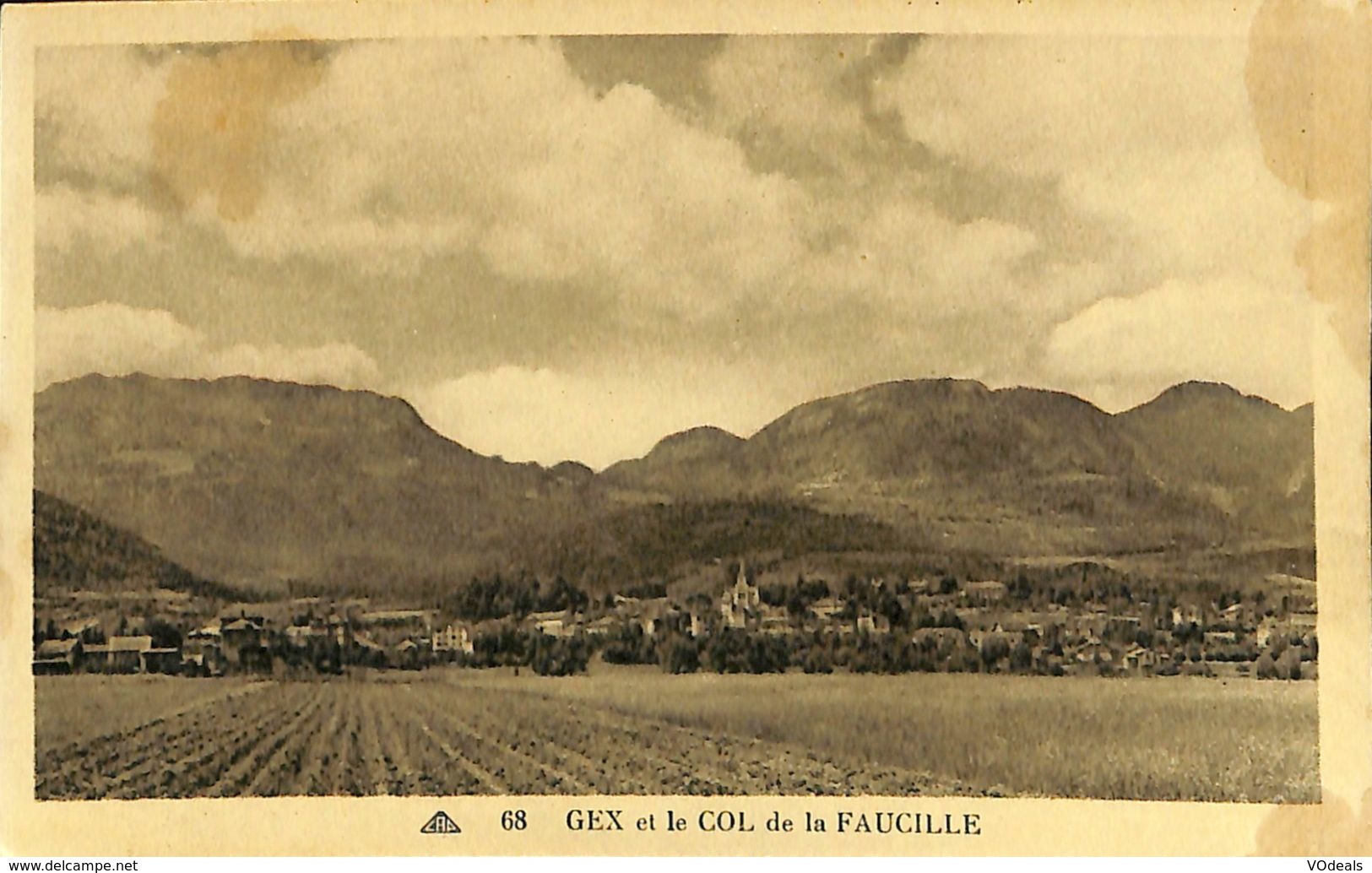 029 242 - CPA - France (01) Ain - Gex - Gex Et Col De La Faucille - Gex