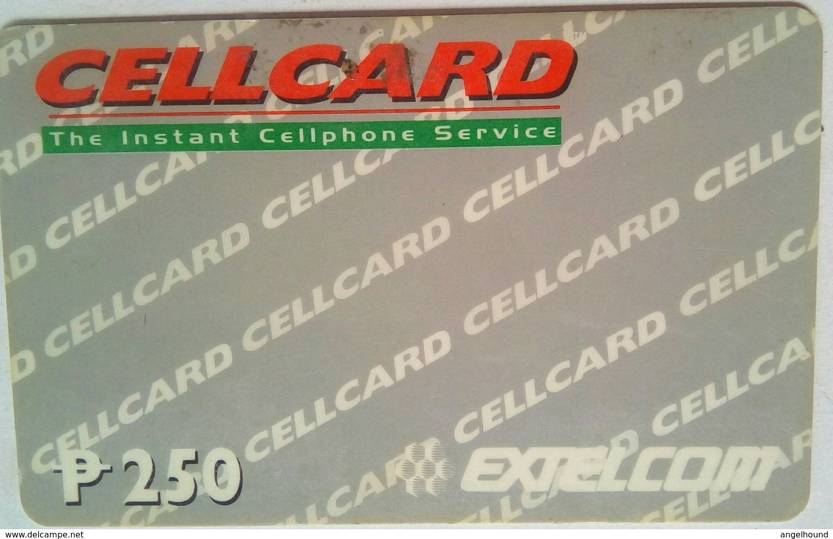 Philippines Extelcom Cellcard 250 Pesos - Filipinas