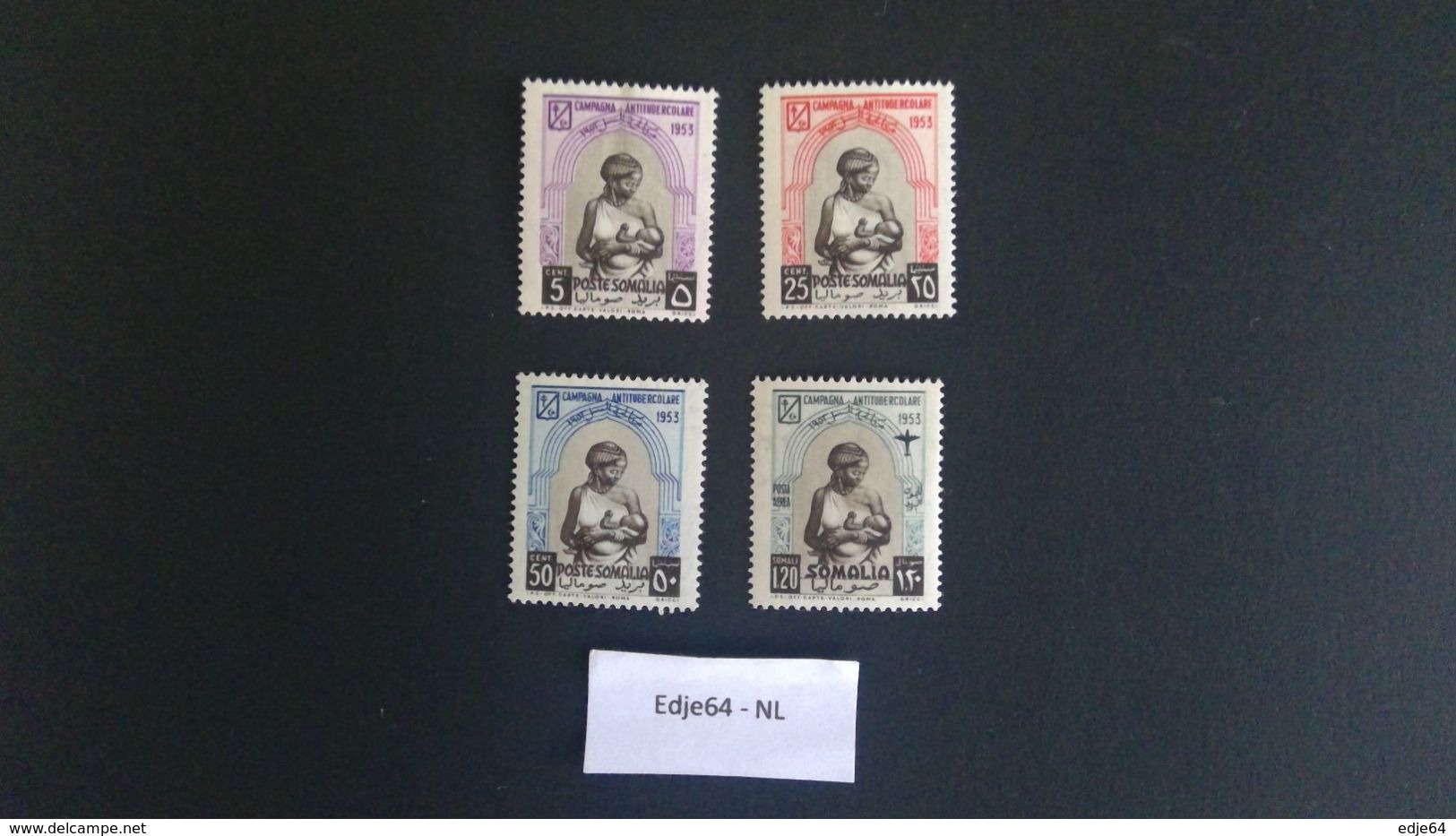 1953 Italiaans Somaliland Tuberculosebestrijding - Somalia